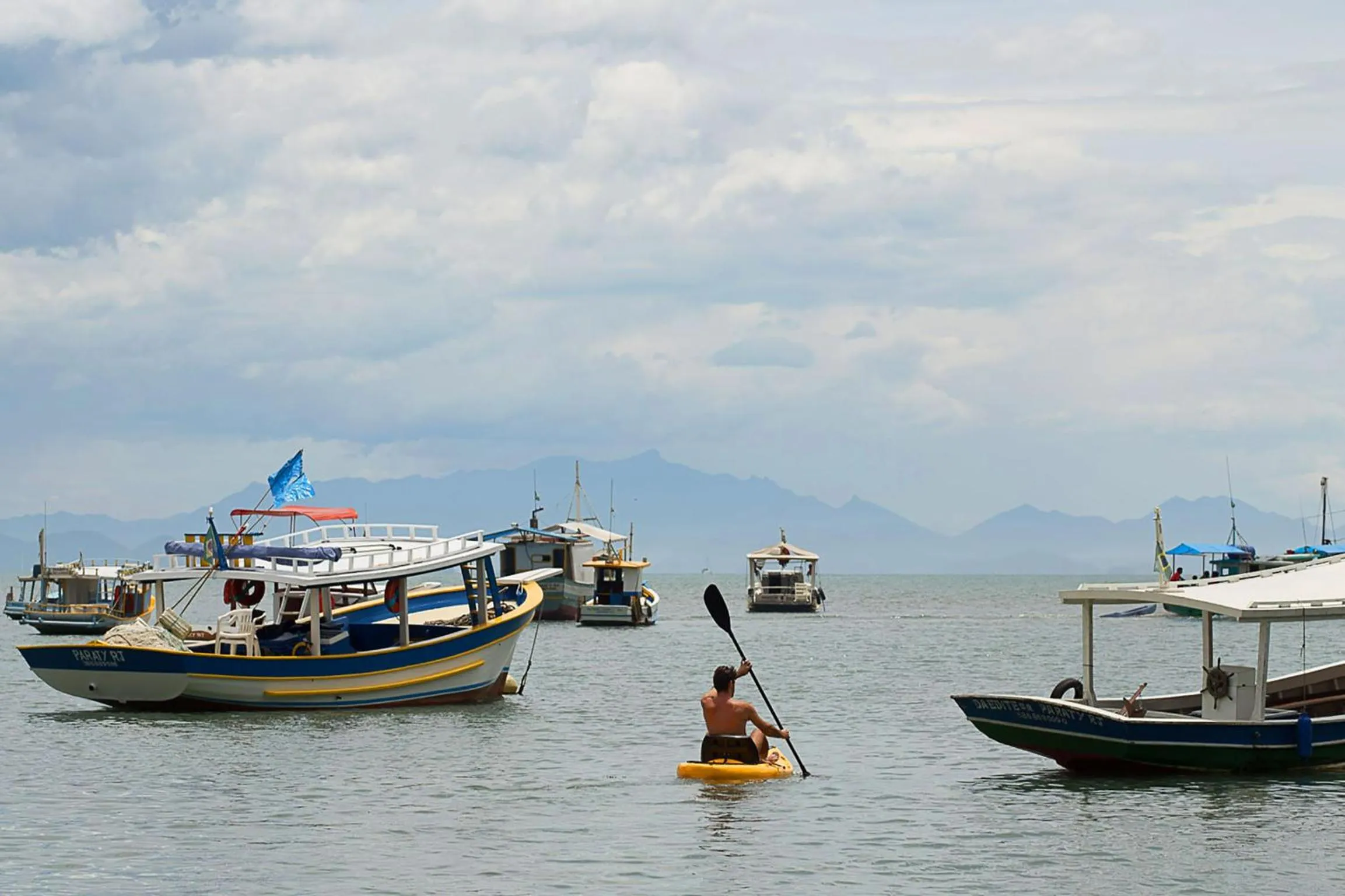 Canoeing in Casa Mar Paraty