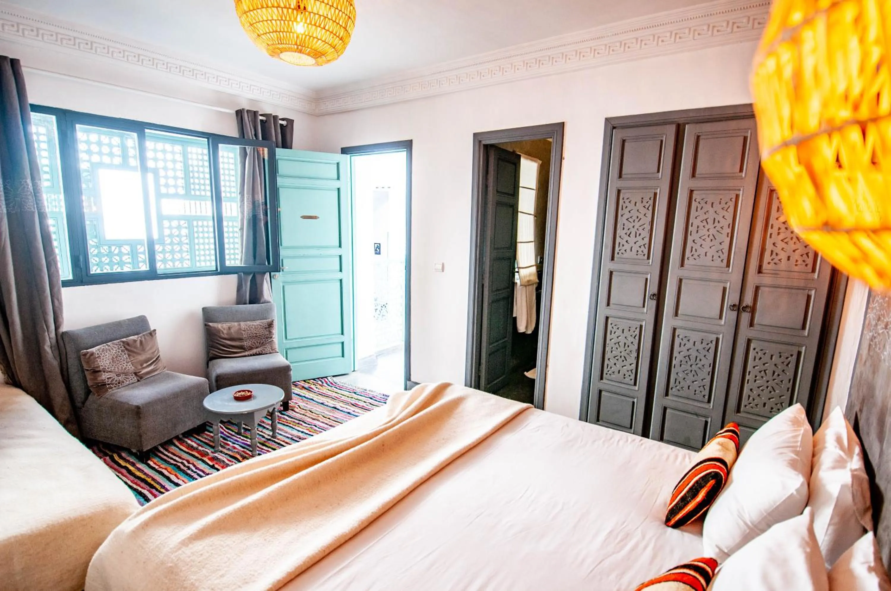 Bed in Riad Origines