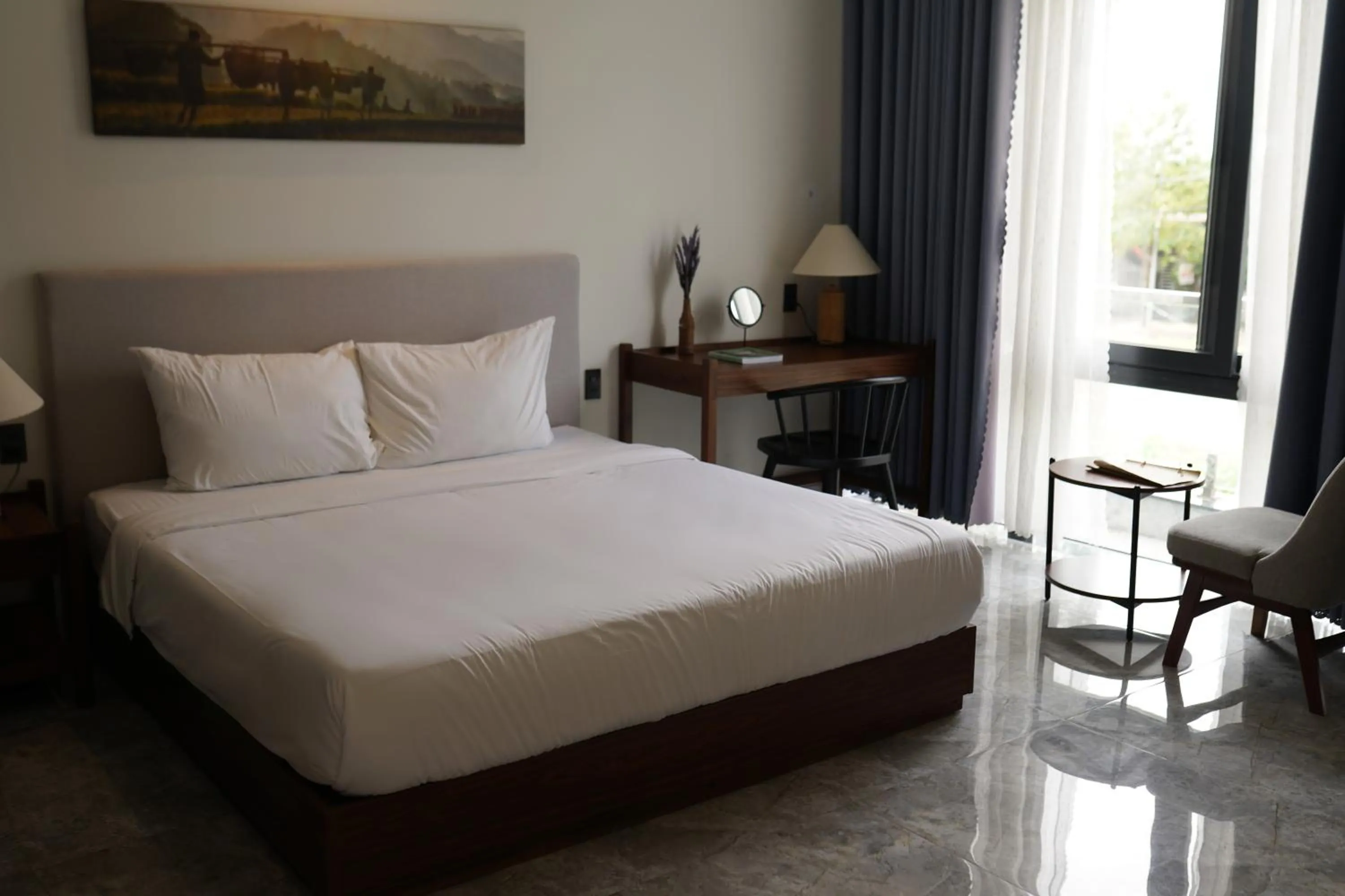 Photo of the whole room, Bed in Field Villa Hoàng Diệu