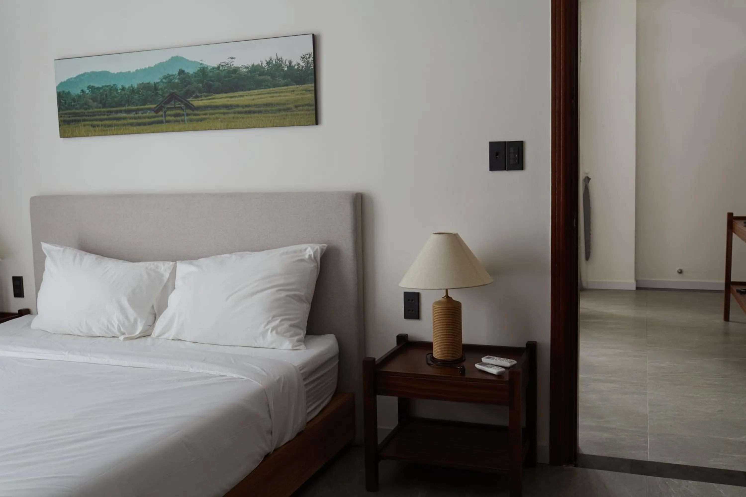 Photo of the whole room, Bed in Field Villa Hoàng Diệu
