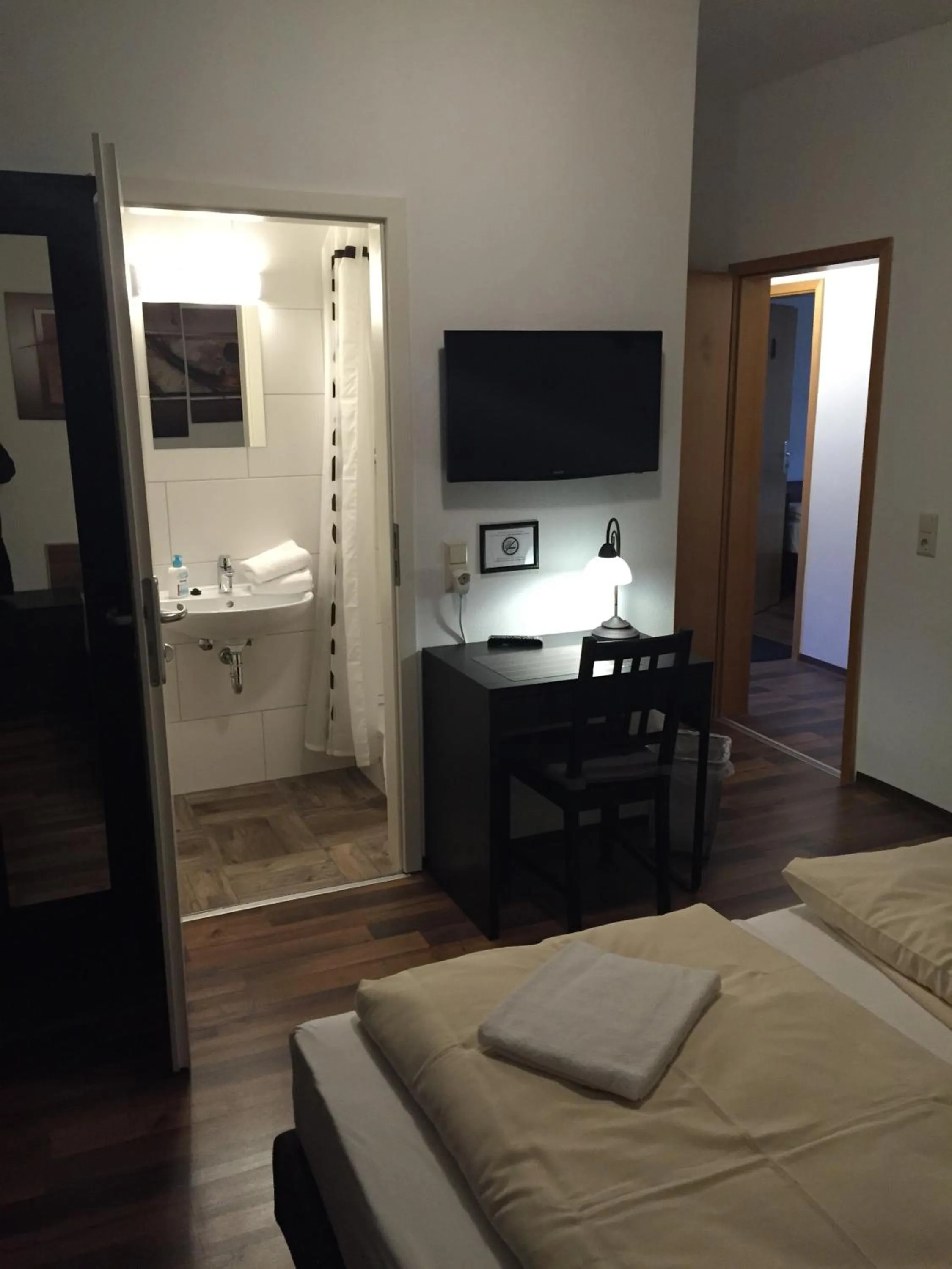 Decorative detail, Bed in Hotel Engel