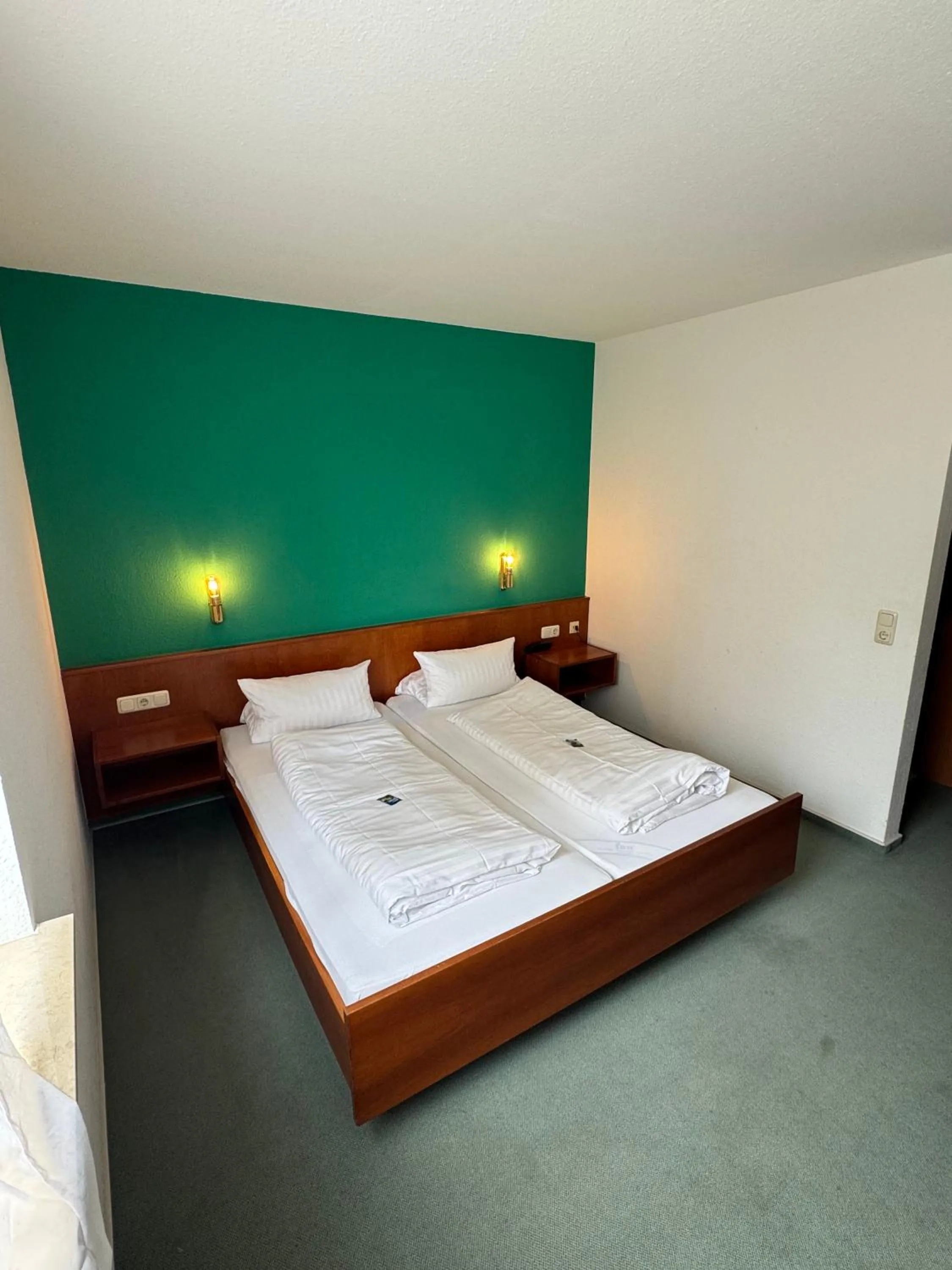 Photo of the whole room, Bed in Hotel am Bergl