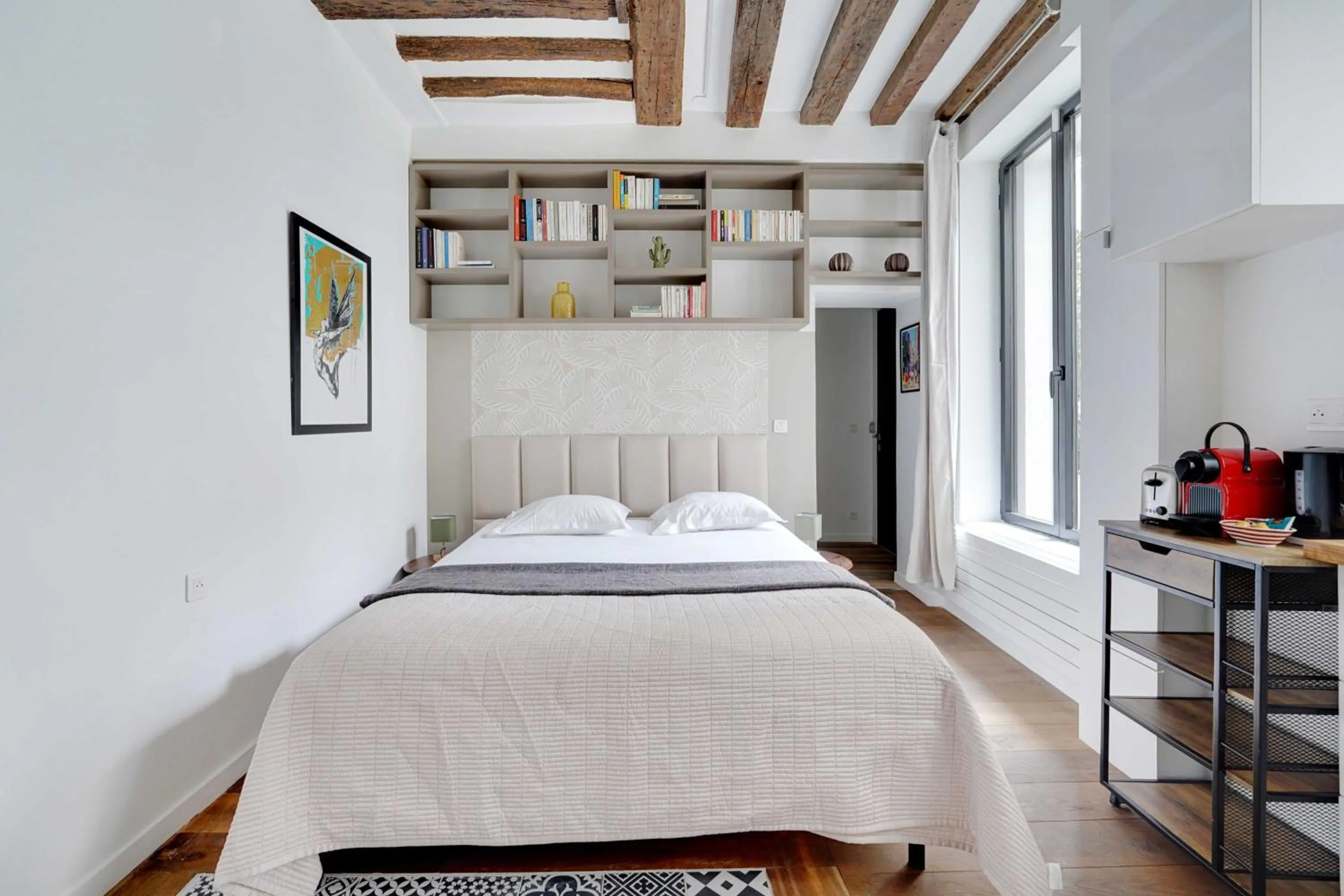 Bed in Classy studio - Marais Bastille