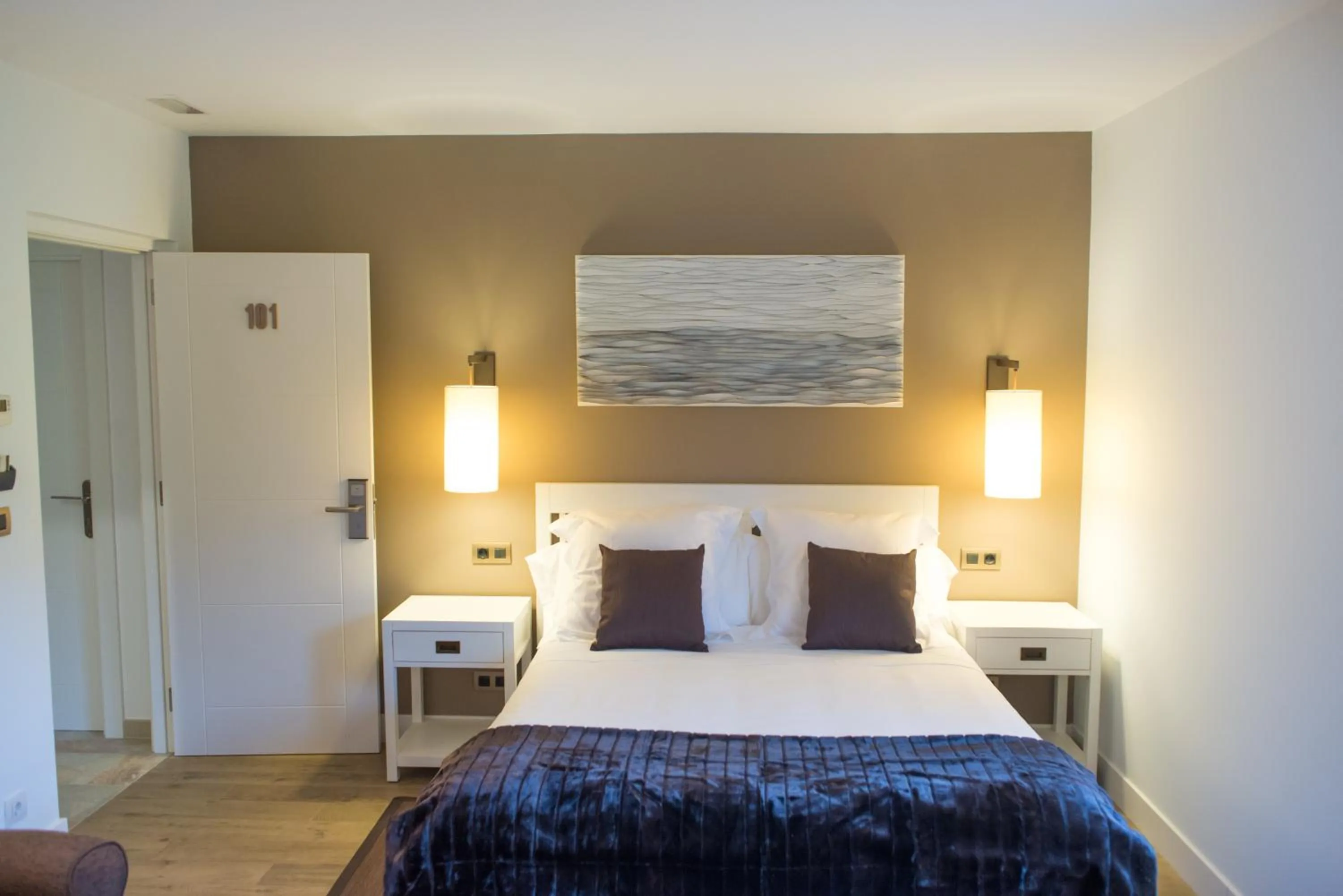 Bed in Osabarena Hotela