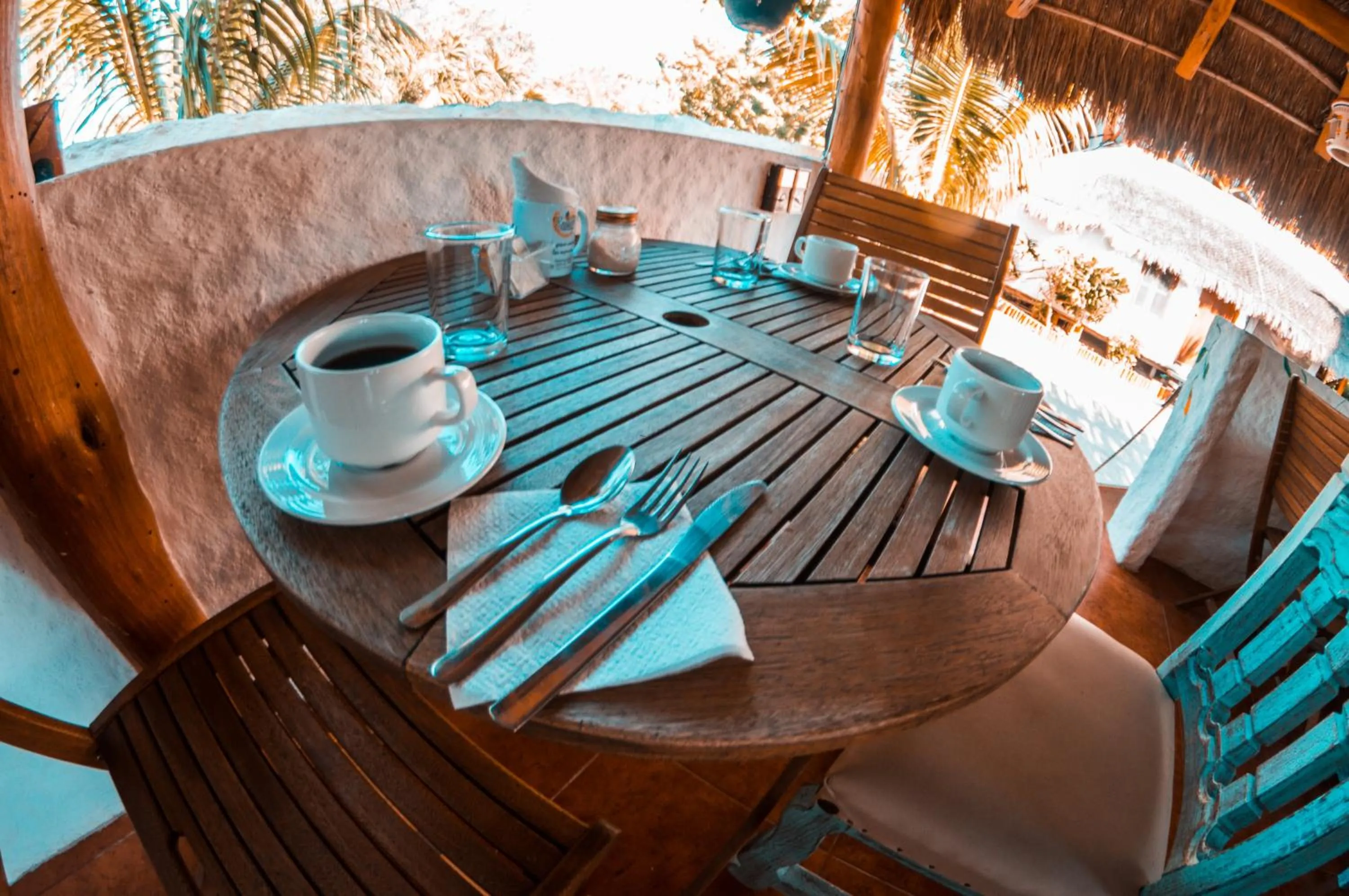 Dining area in Ensueño Holbox & Beach Club
