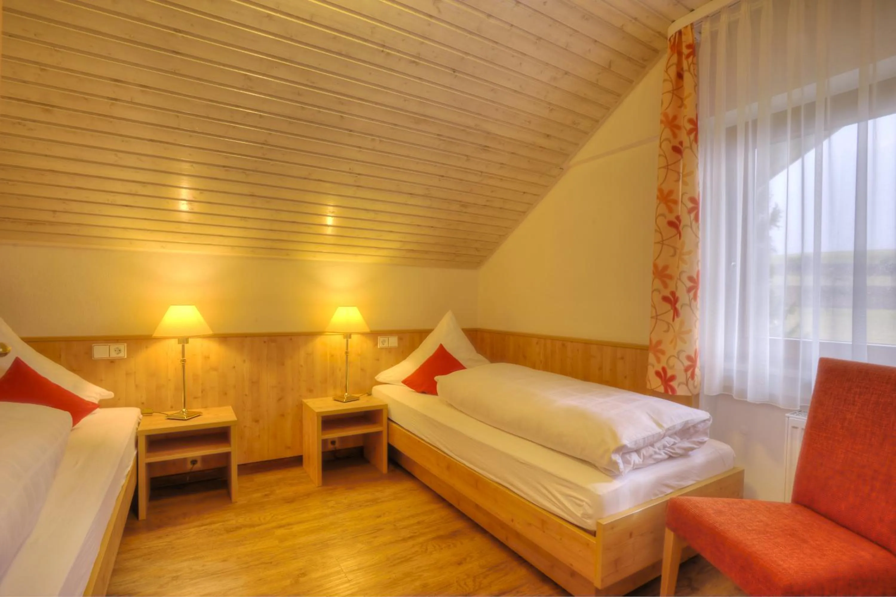 Bedroom, Bed in Pension Fohrenberg