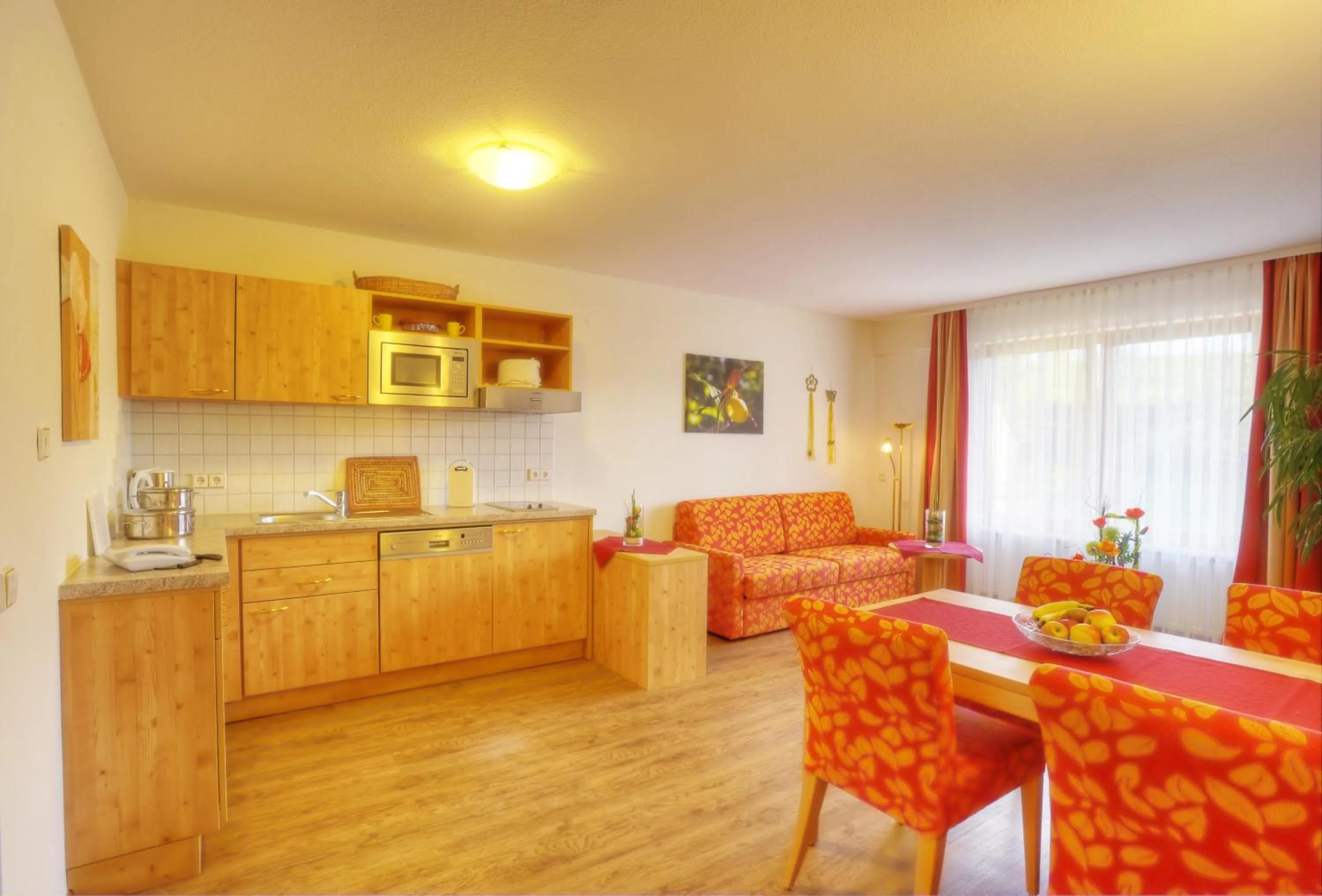 Kitchen or kitchenette in Pension Fohrenberg