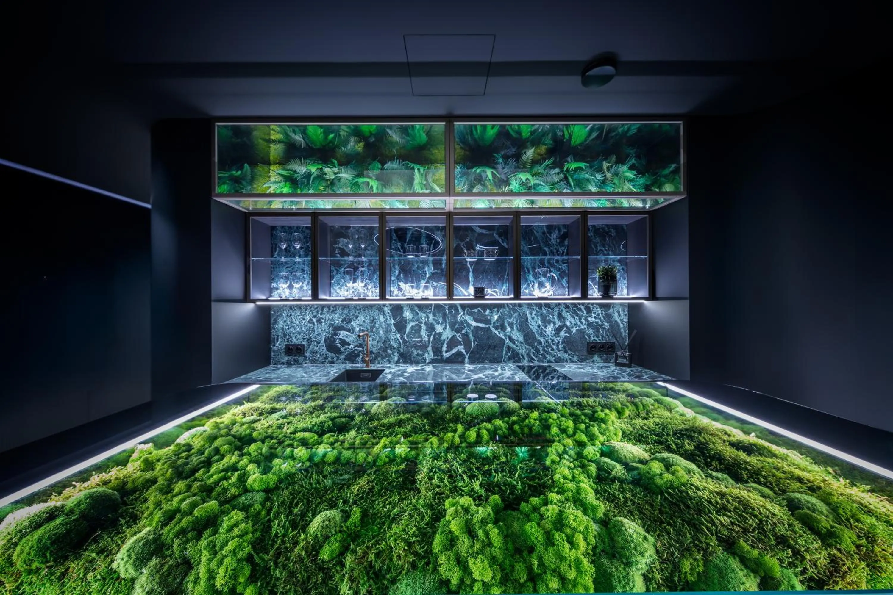 kitchen in Apartamenty Sky Tower z Jakuzzi Przy Oknie