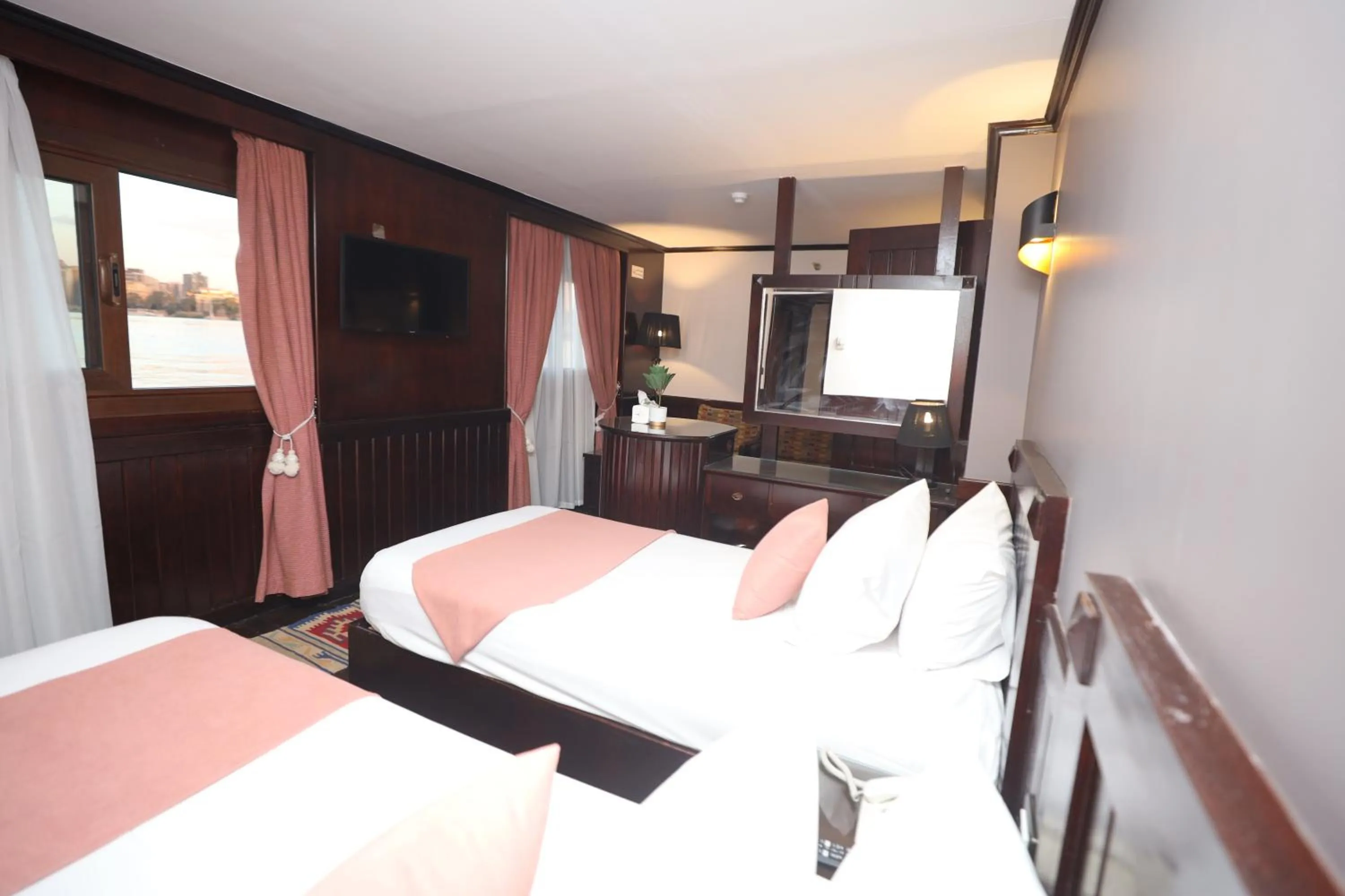 Bed in YOU Nile View Hotel