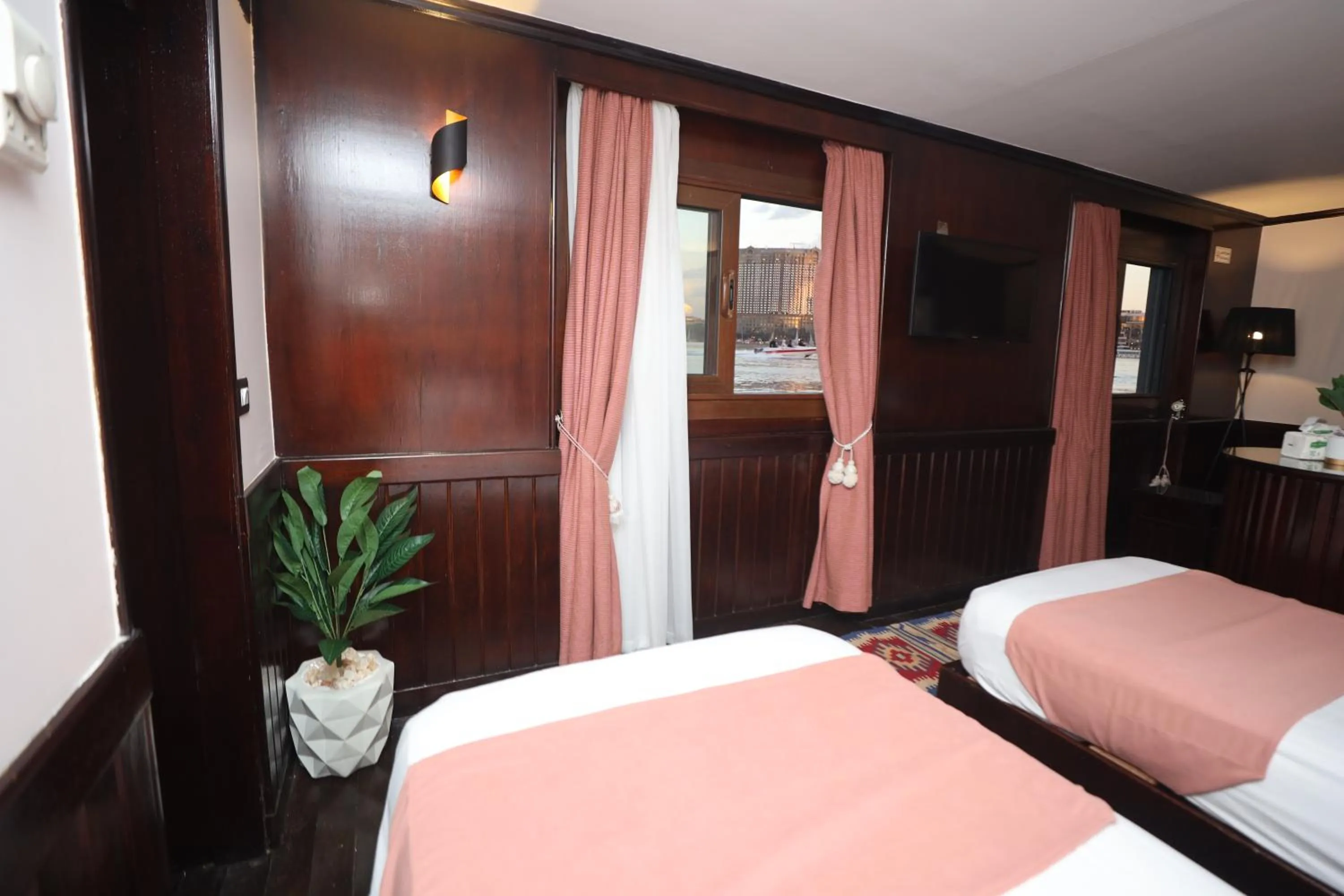 Bed in YOU Nile View Hotel