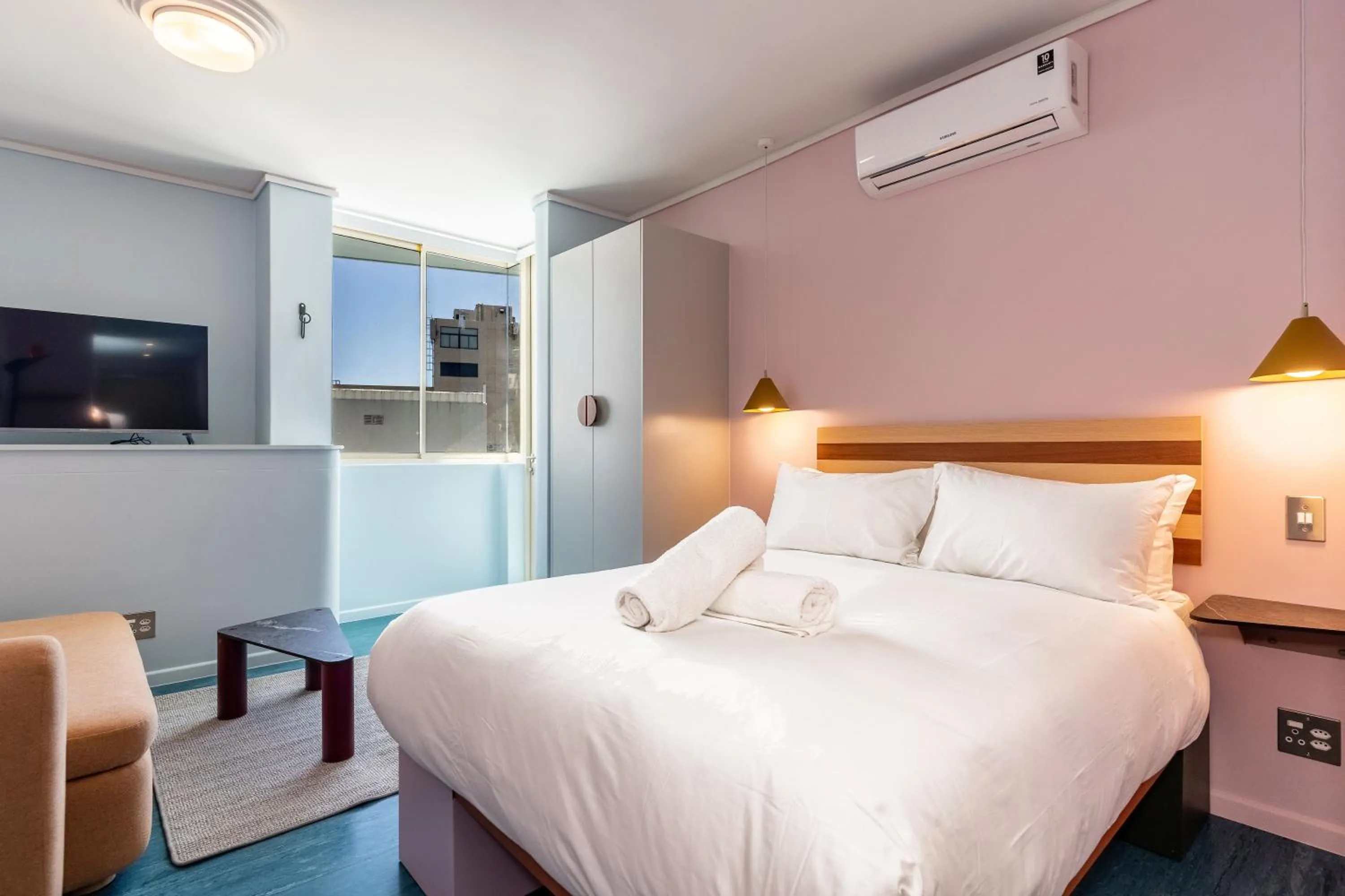 Bed in The Tropicana Hotel