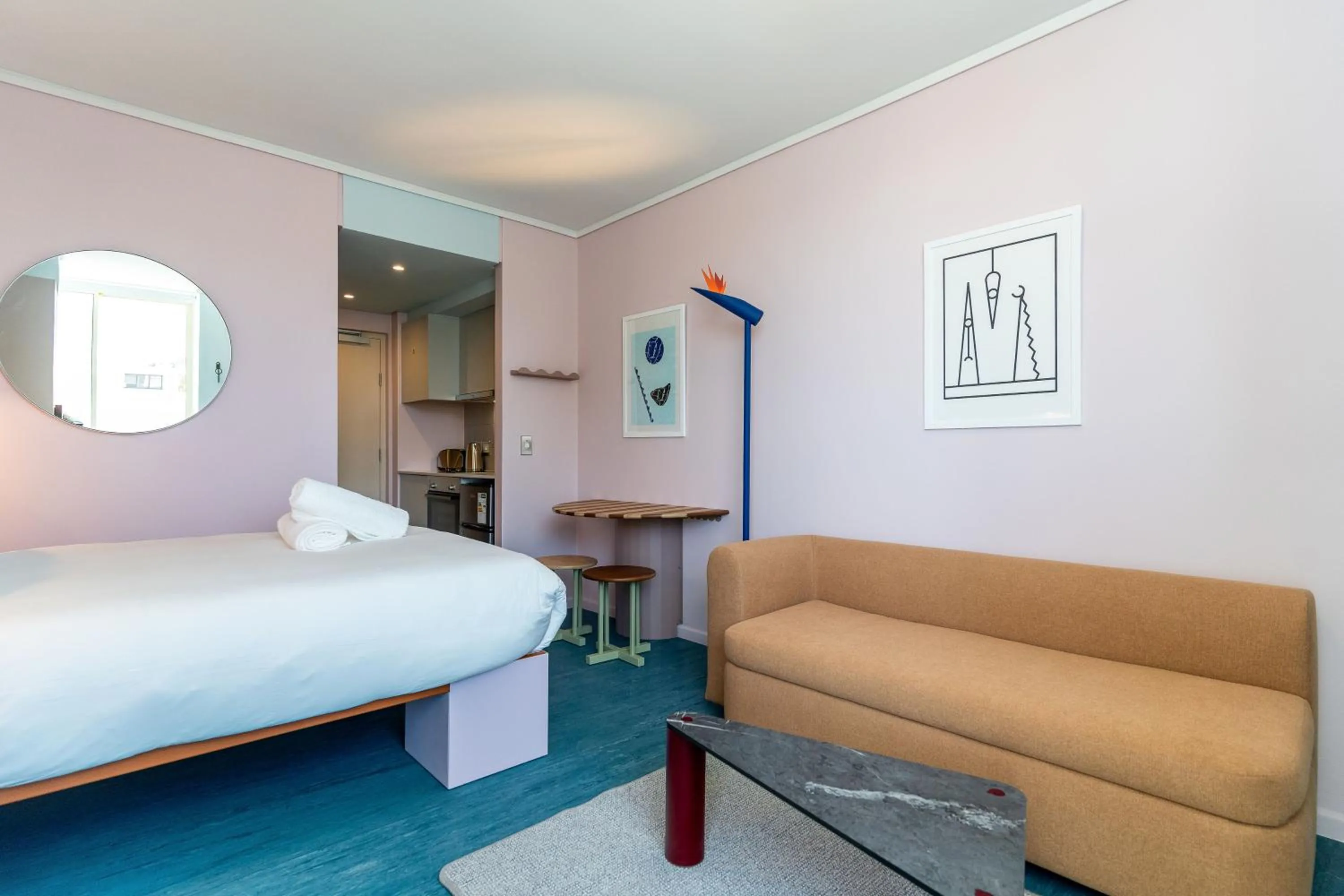 Bed in The Tropicana Hotel