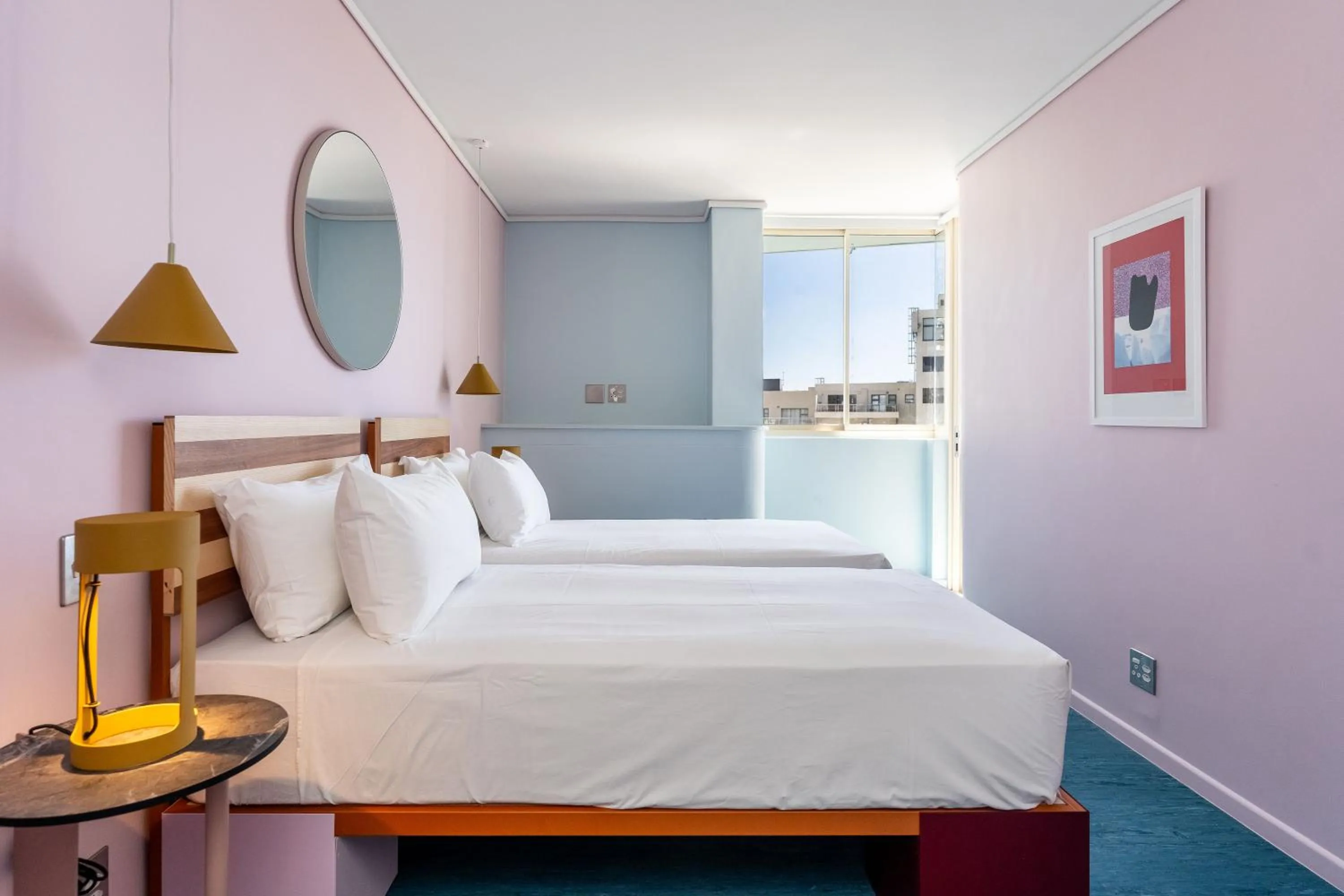 Bed in The Tropicana Hotel