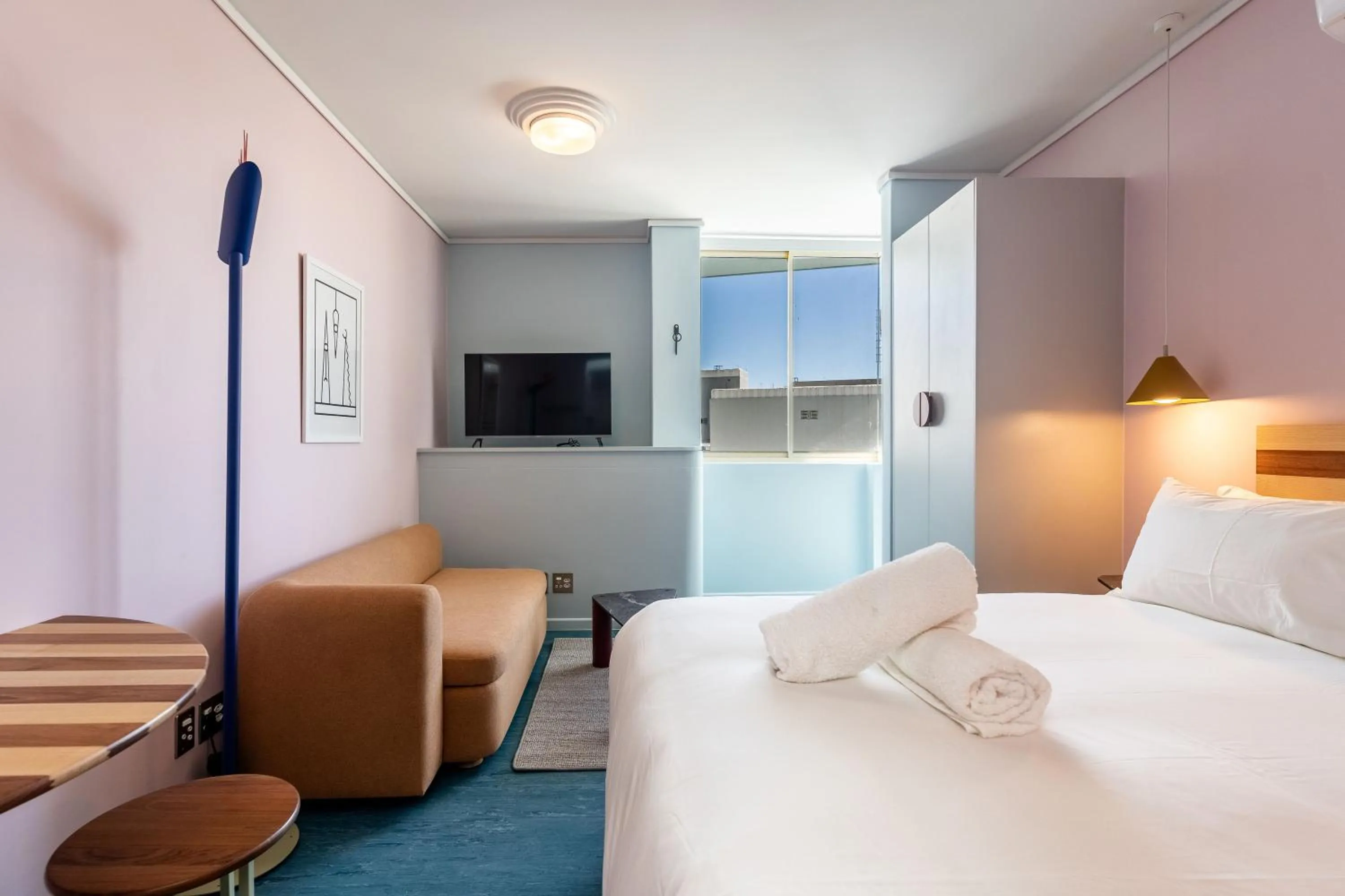 Bed in The Tropicana Hotel