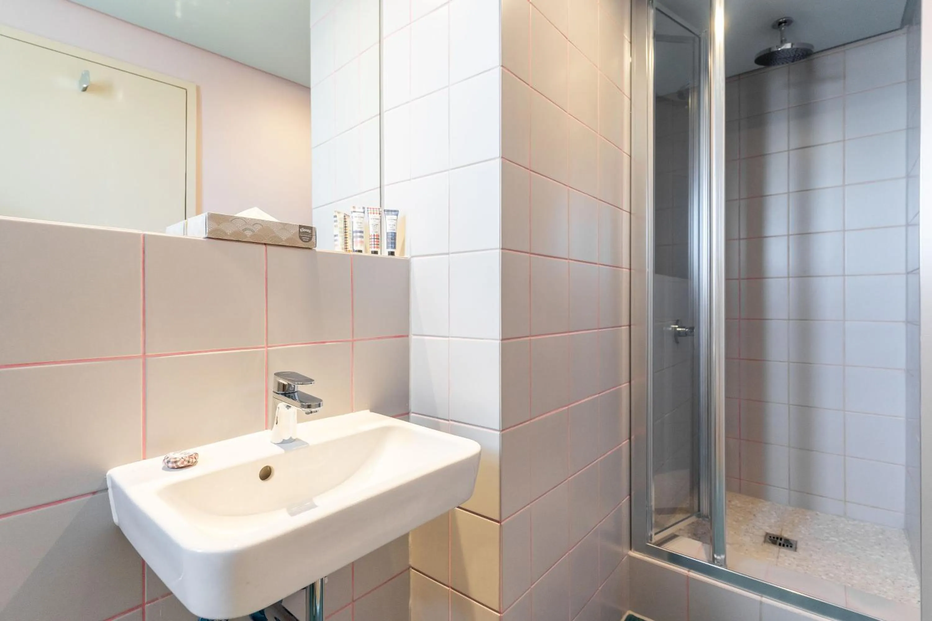 Shower in The Tropicana Hotel