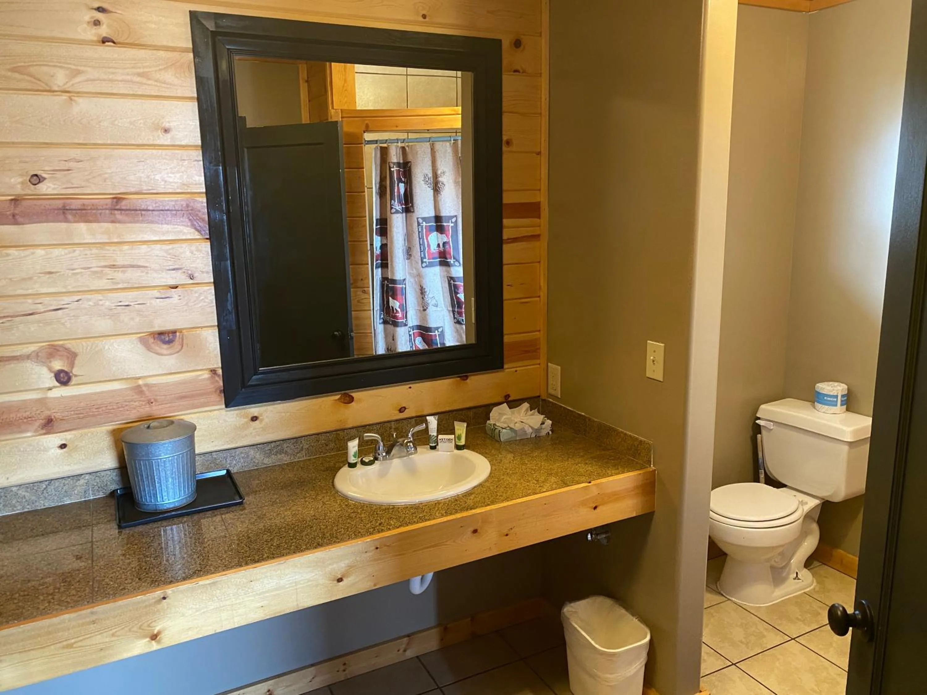 Bathroom in The Fishing Bear Lodge