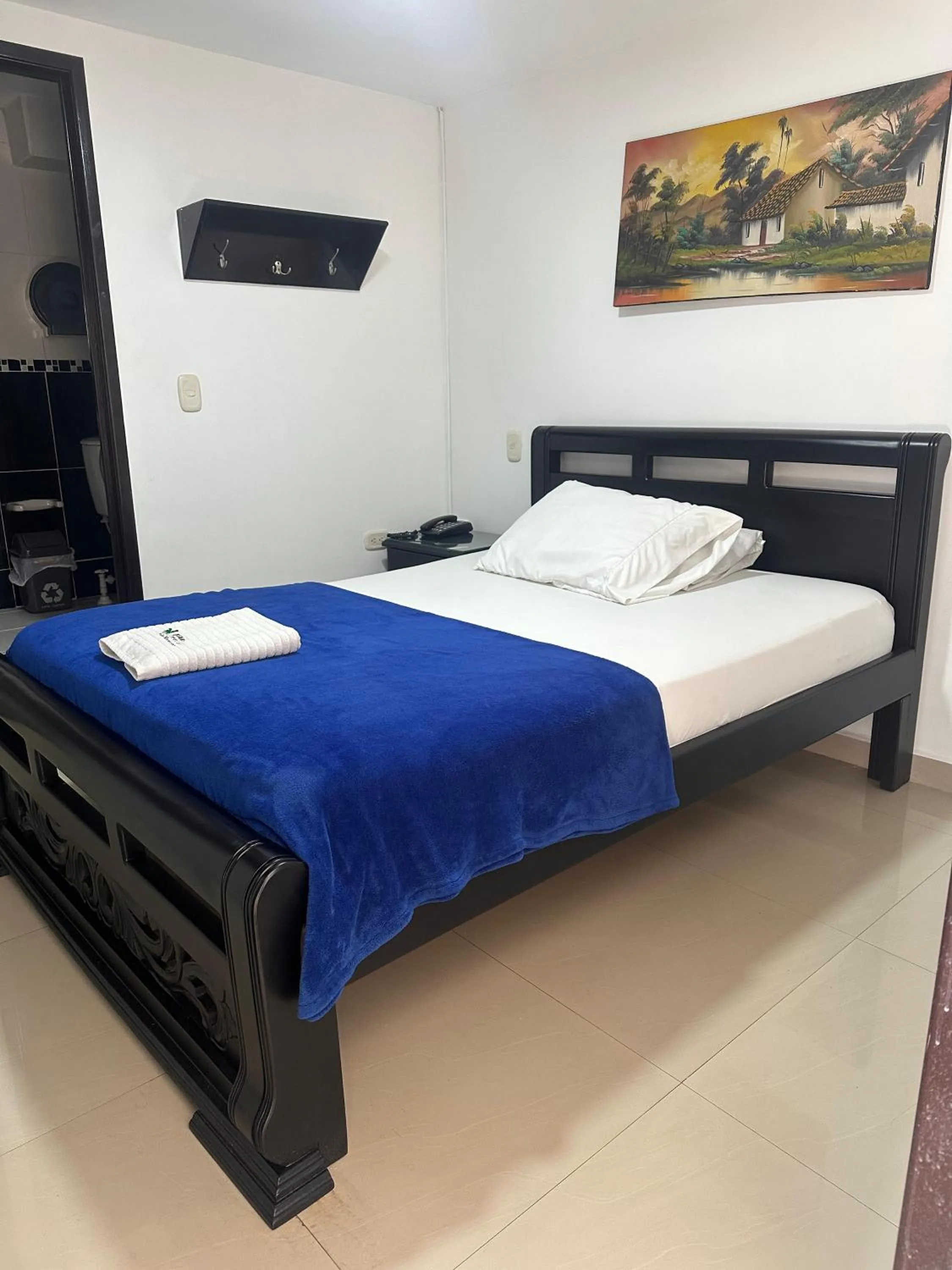 Bed in Hotel Palmeras De Mariana