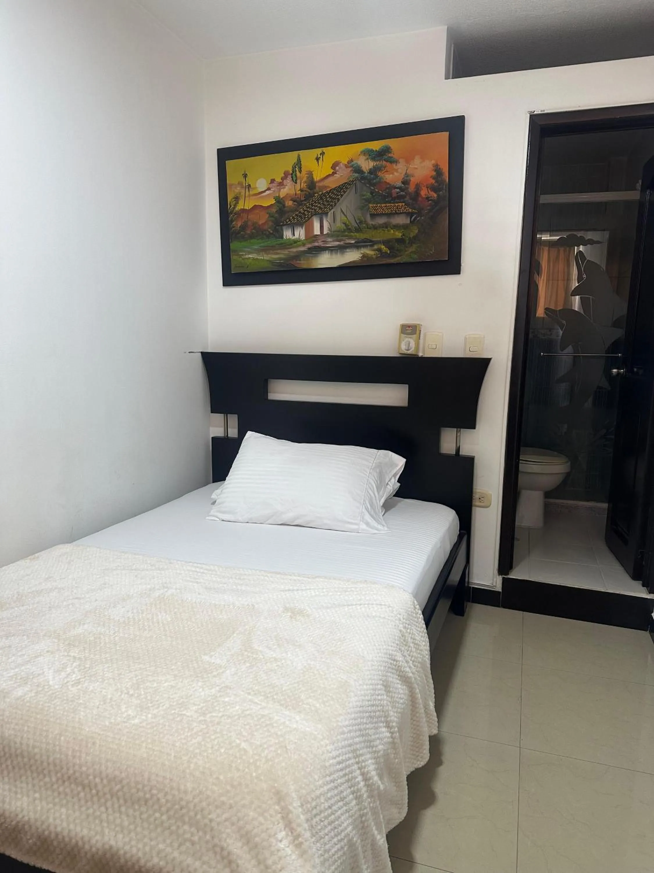 Bed in Hotel Palmeras De Mariana