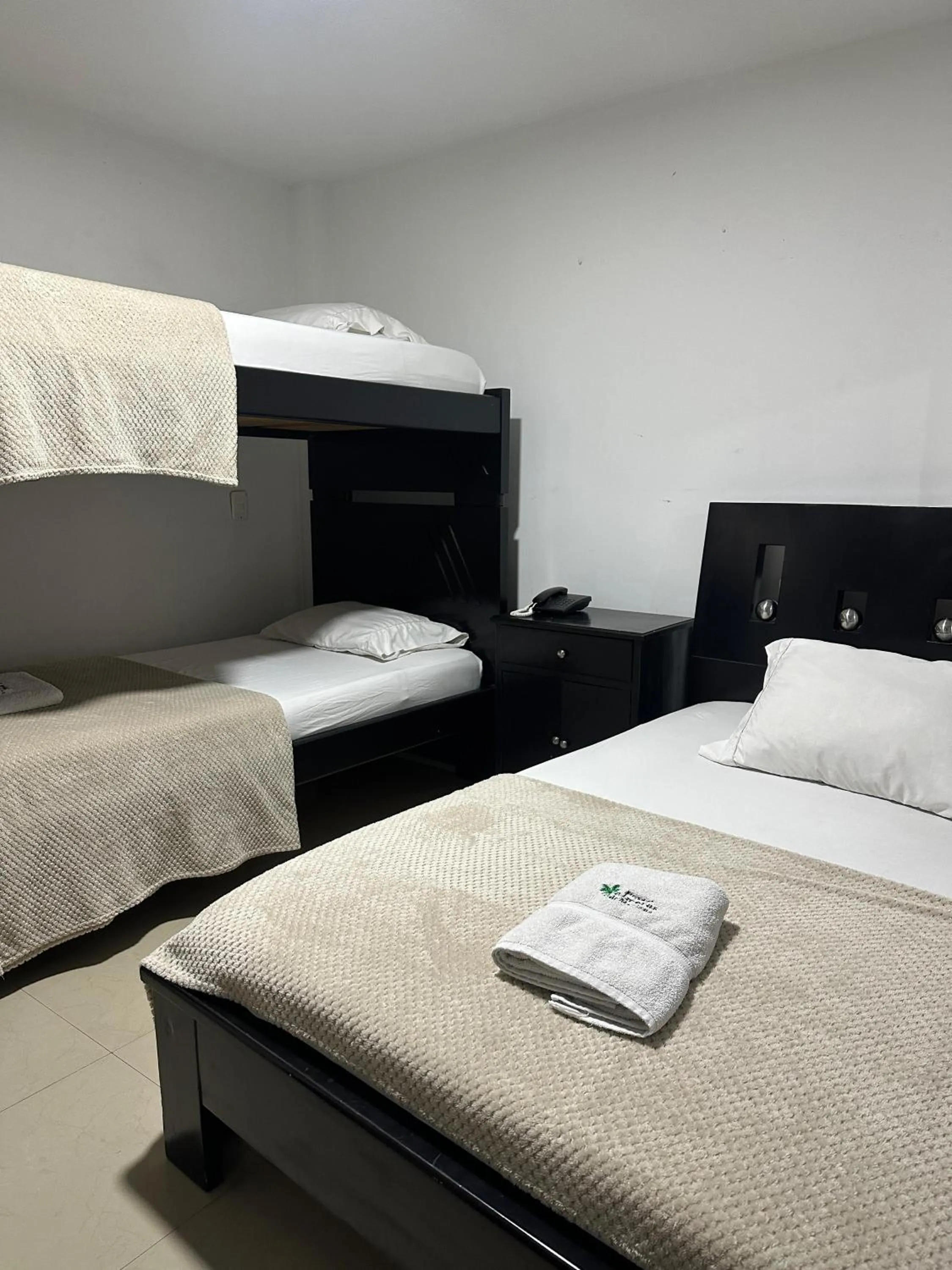 Bed in Hotel Palmeras De Mariana