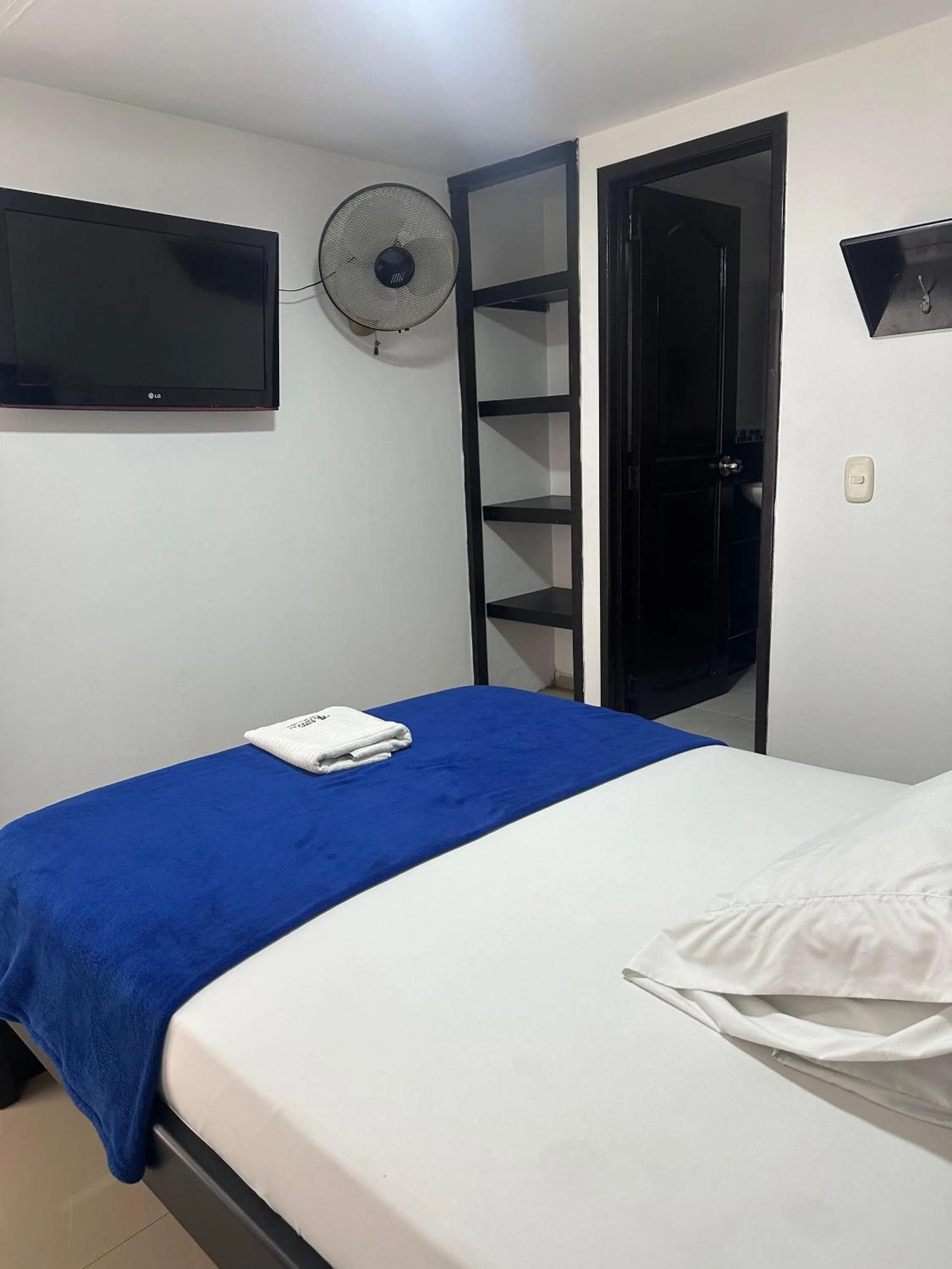 Bed in Hotel Palmeras De Mariana