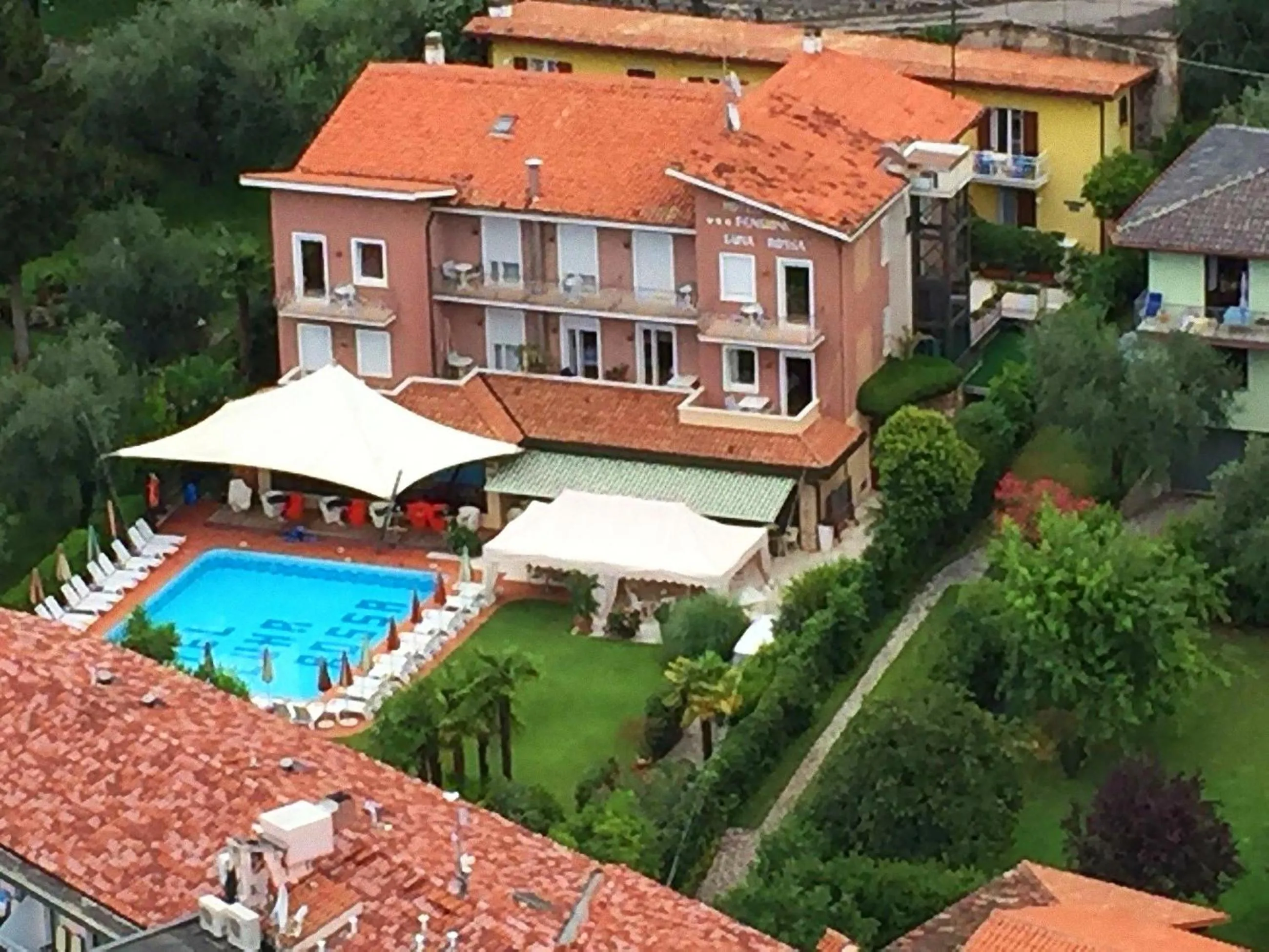 Bird's eye view in Hotel Luna Rossa