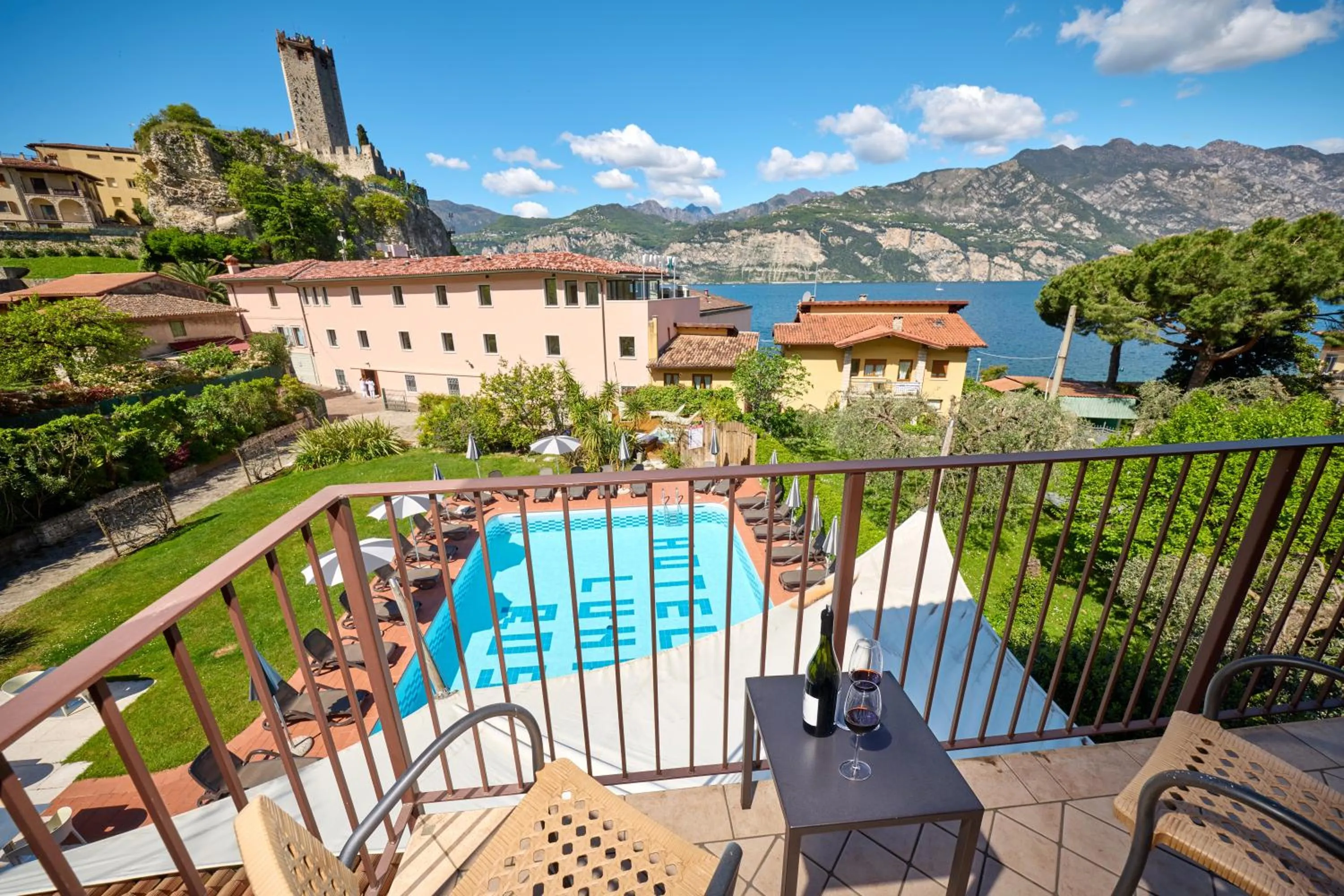 Balcony/Terrace in Hotel Luna Rossa