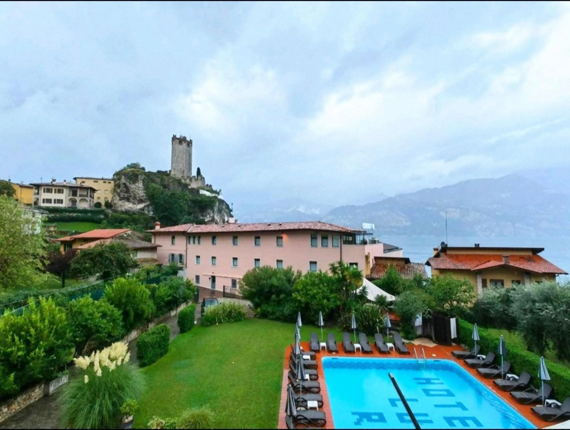 Lake view in Hotel Luna Rossa