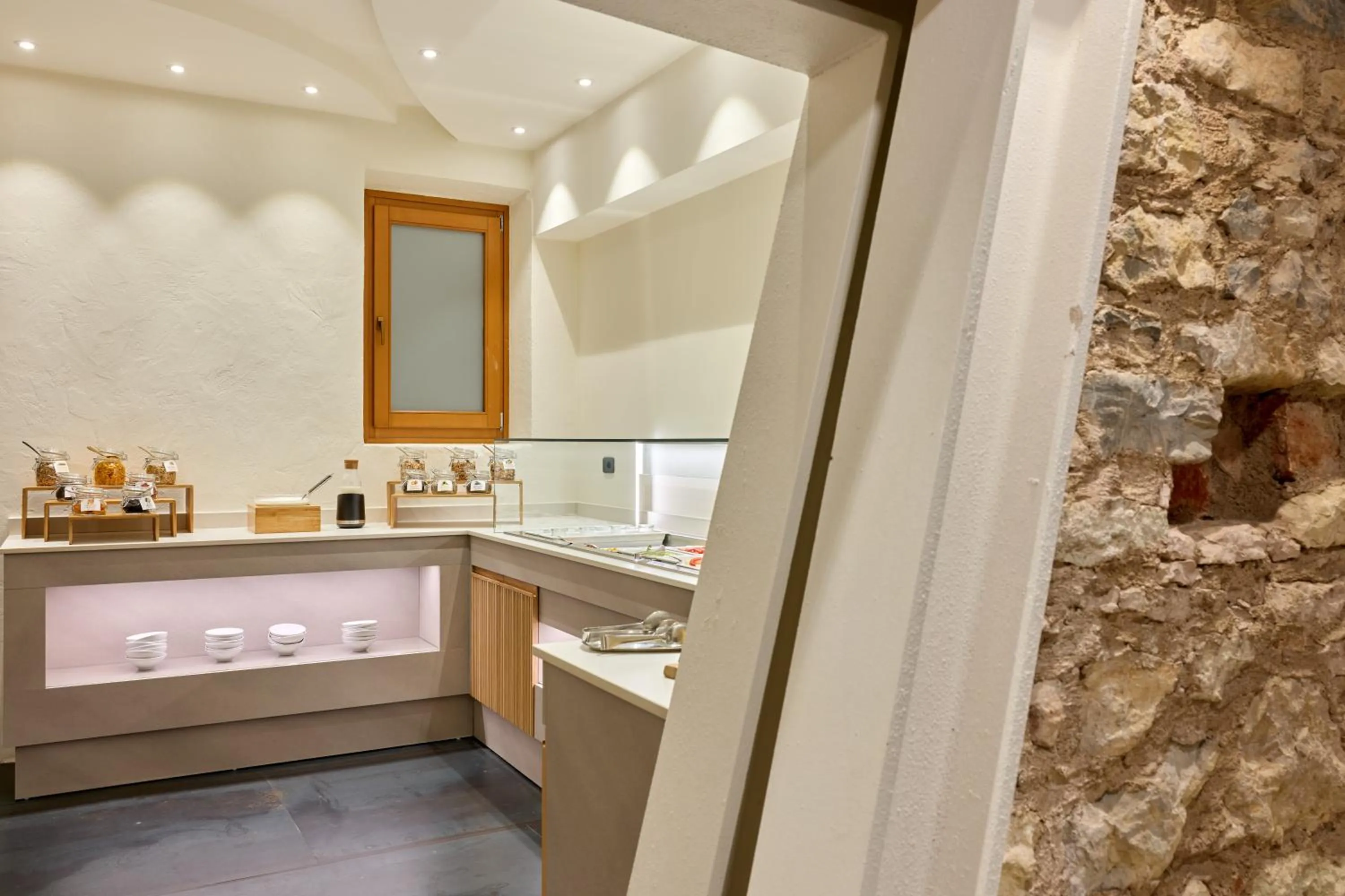 Buffet breakfast in Hotel Luna Rossa