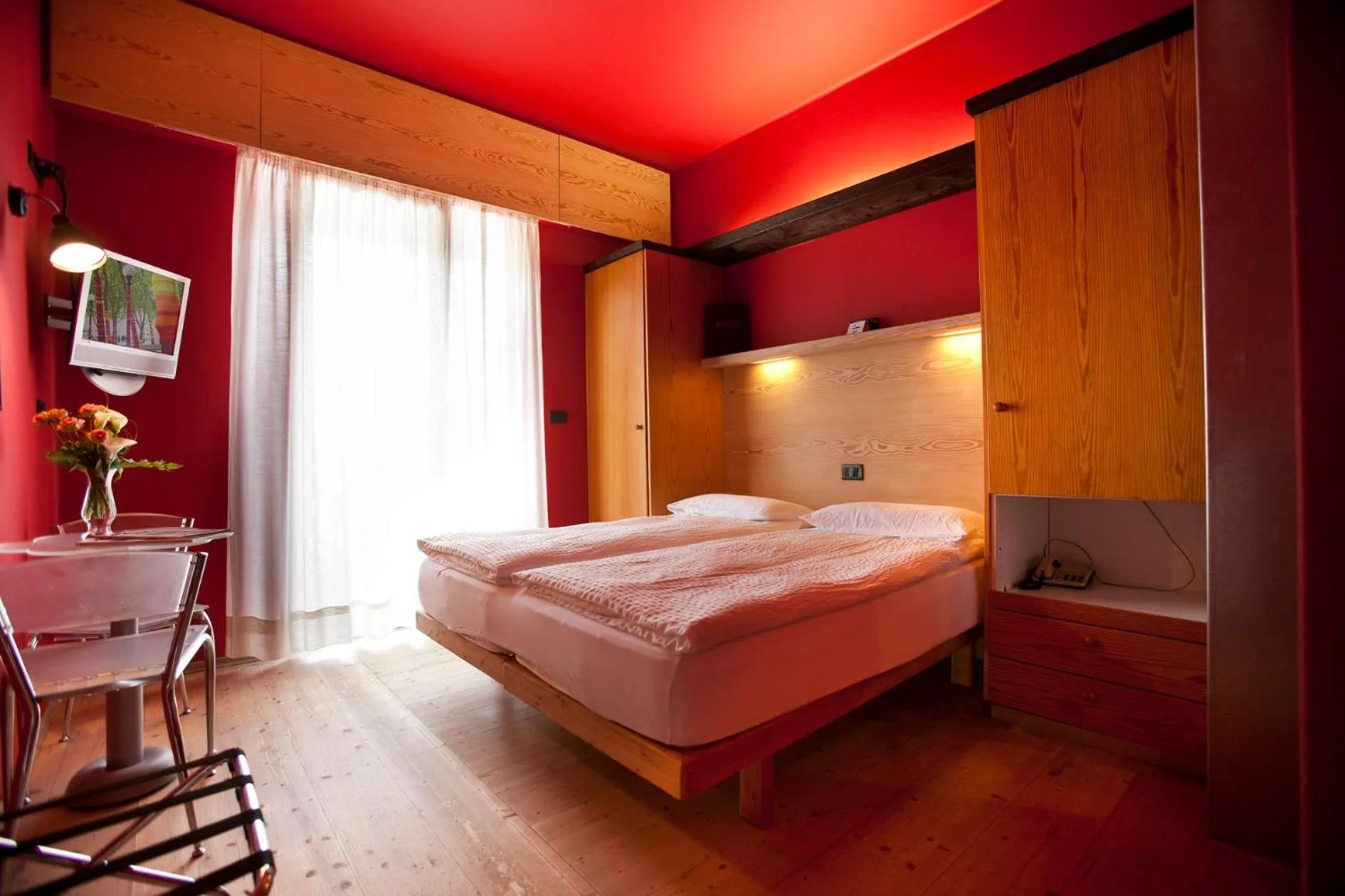 Bedroom, Bed in Hotel Luna Rossa