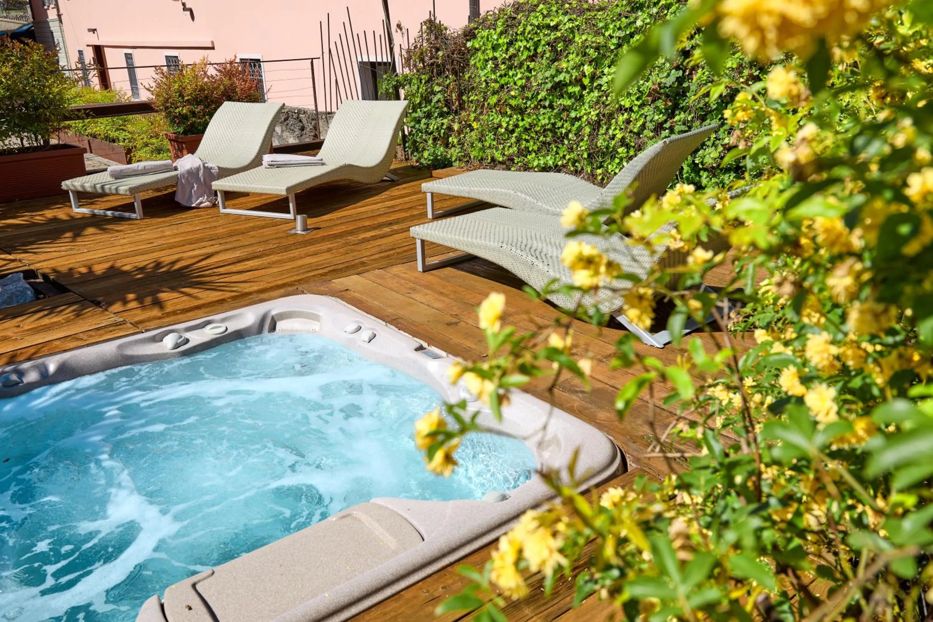 Garden in Hotel Luna Rossa