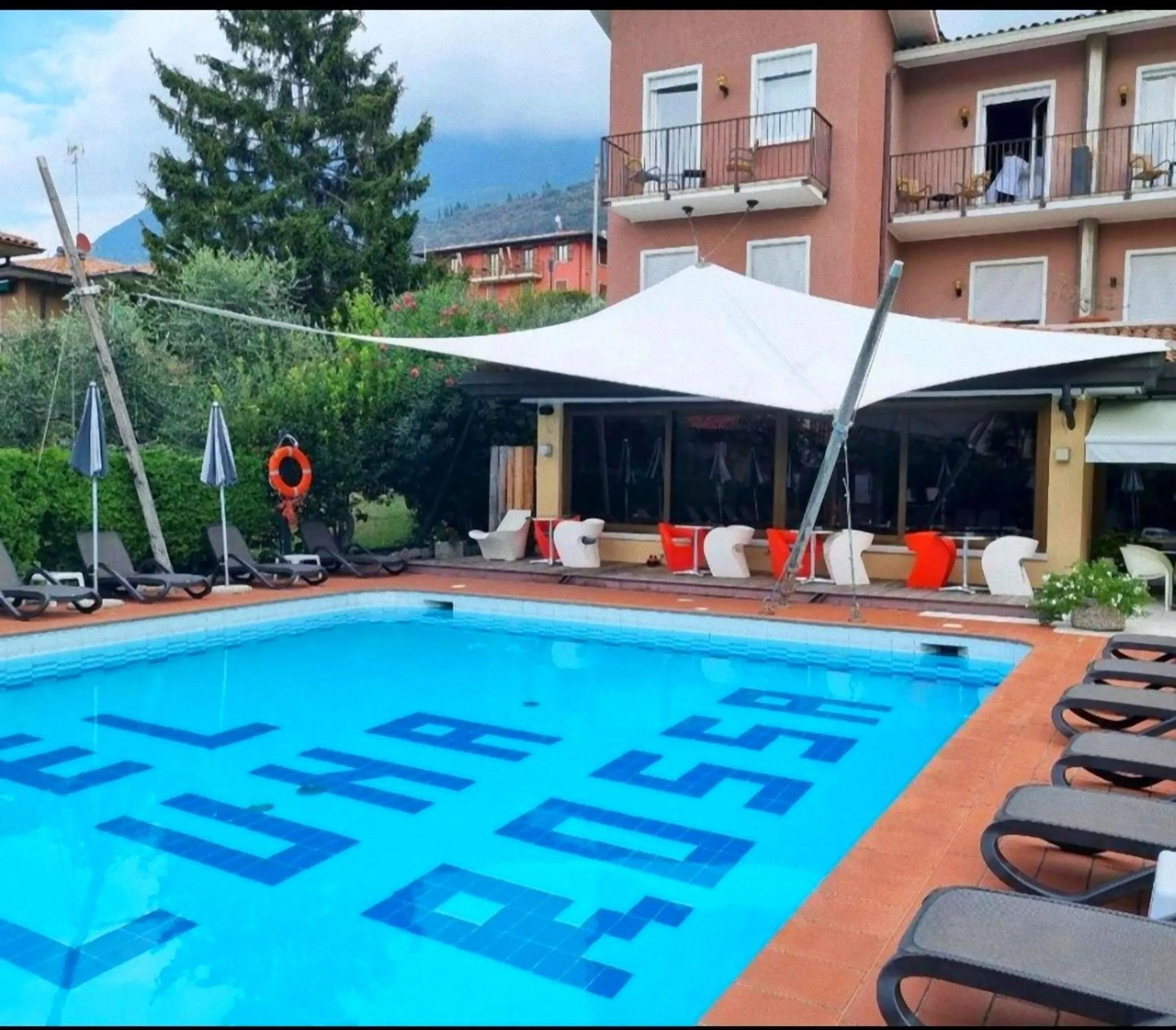 Swimming pool in Hotel Luna Rossa