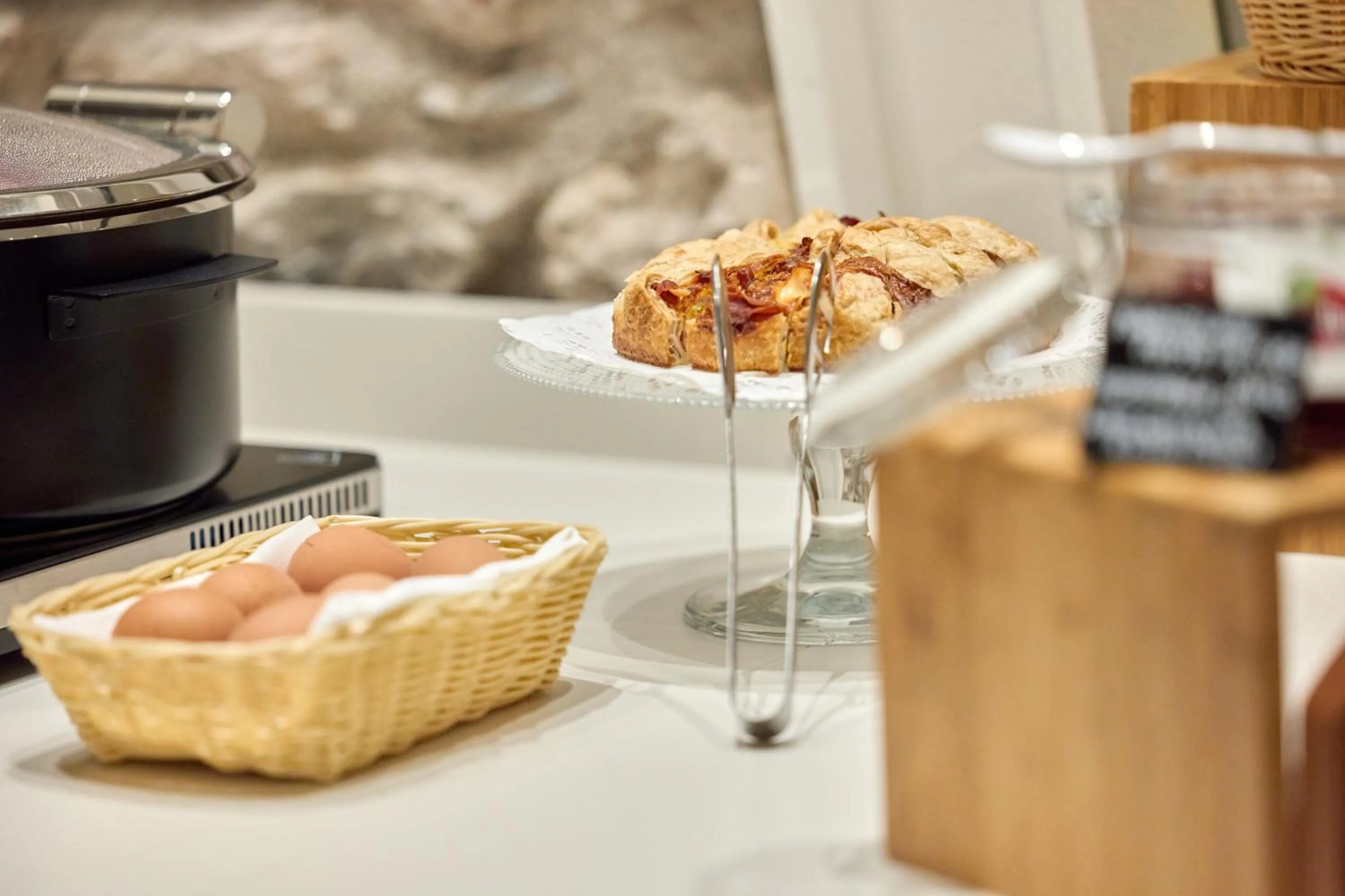 Buffet breakfast in Hotel Luna Rossa