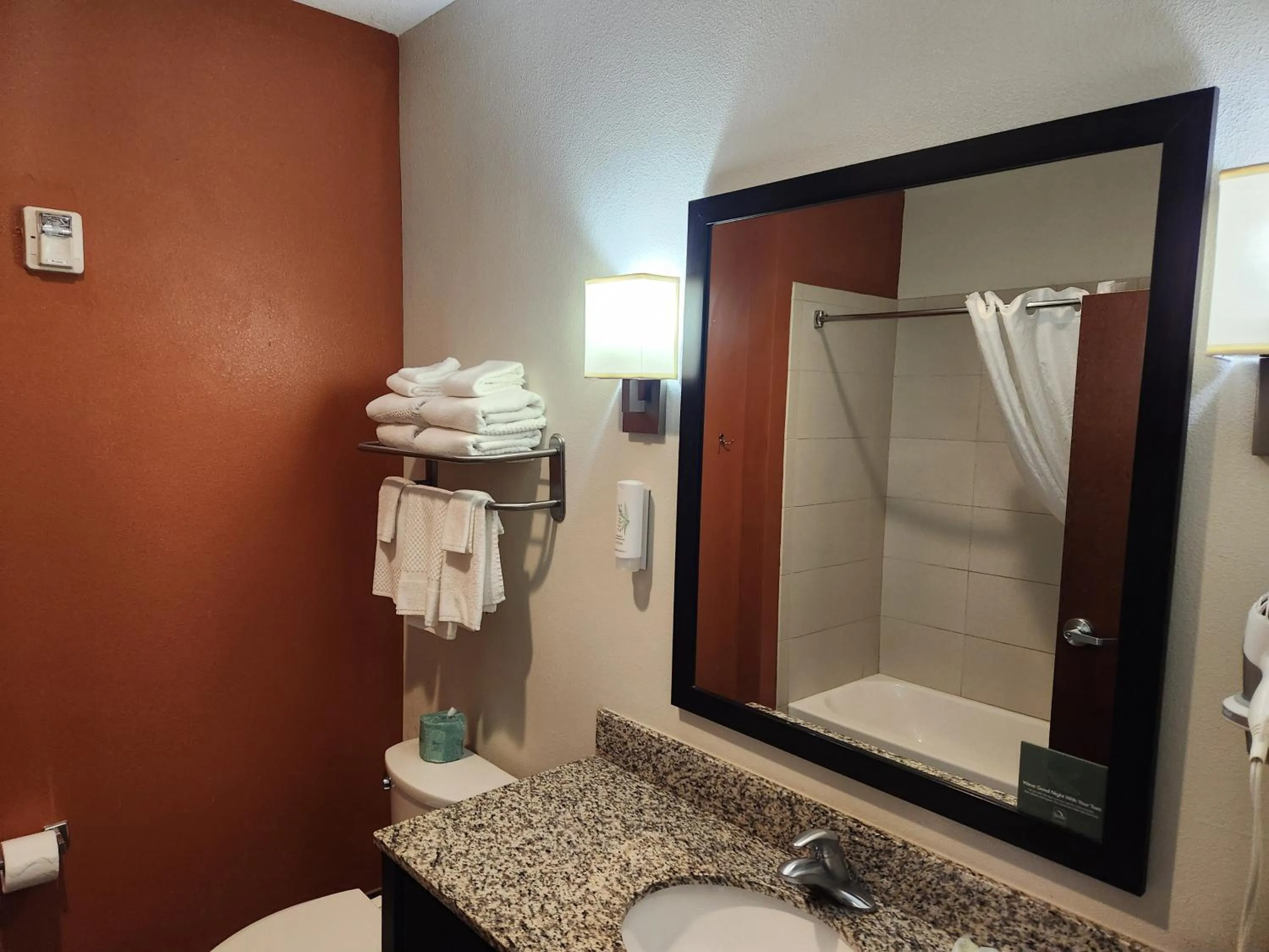 Shower in Sleep Inn & Suites Blackwell I-35