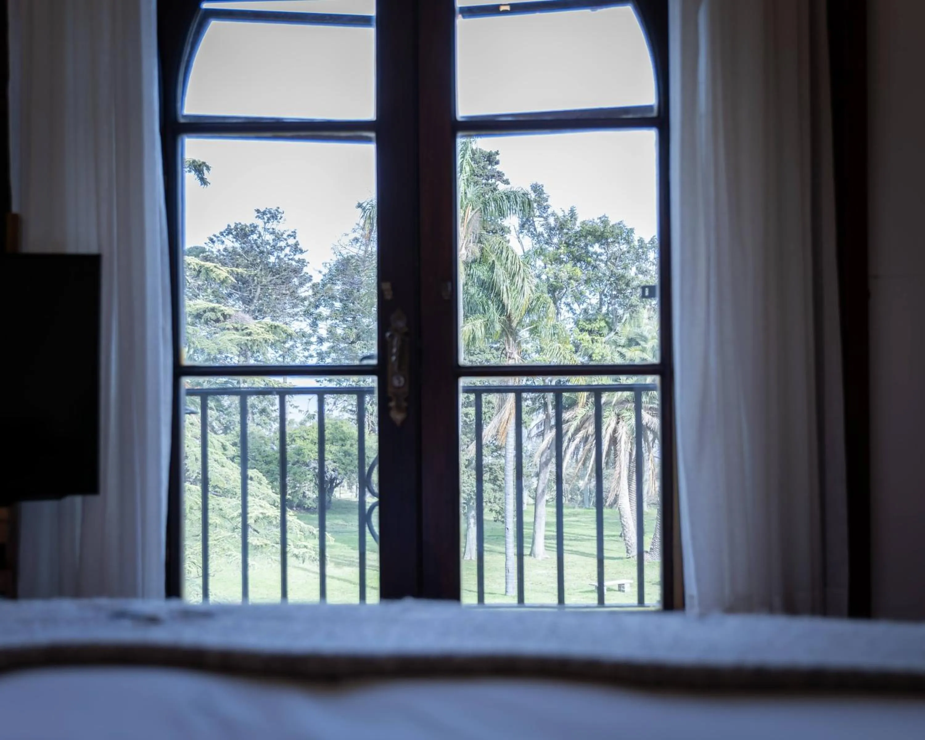 Garden view, Bed in La Baguala