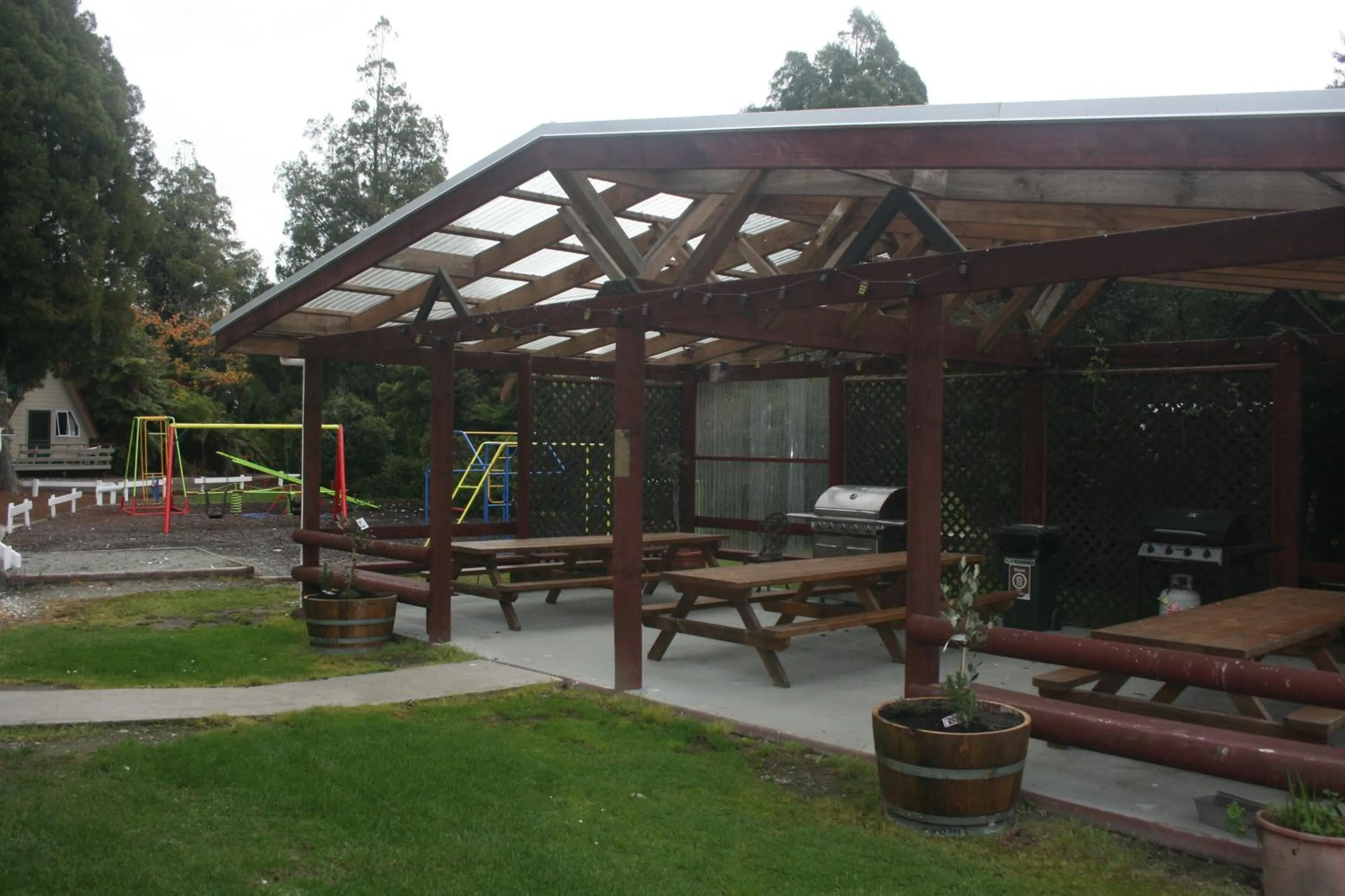 Balcony/Terrace in Westport Kiwi Holiday Park & Motels