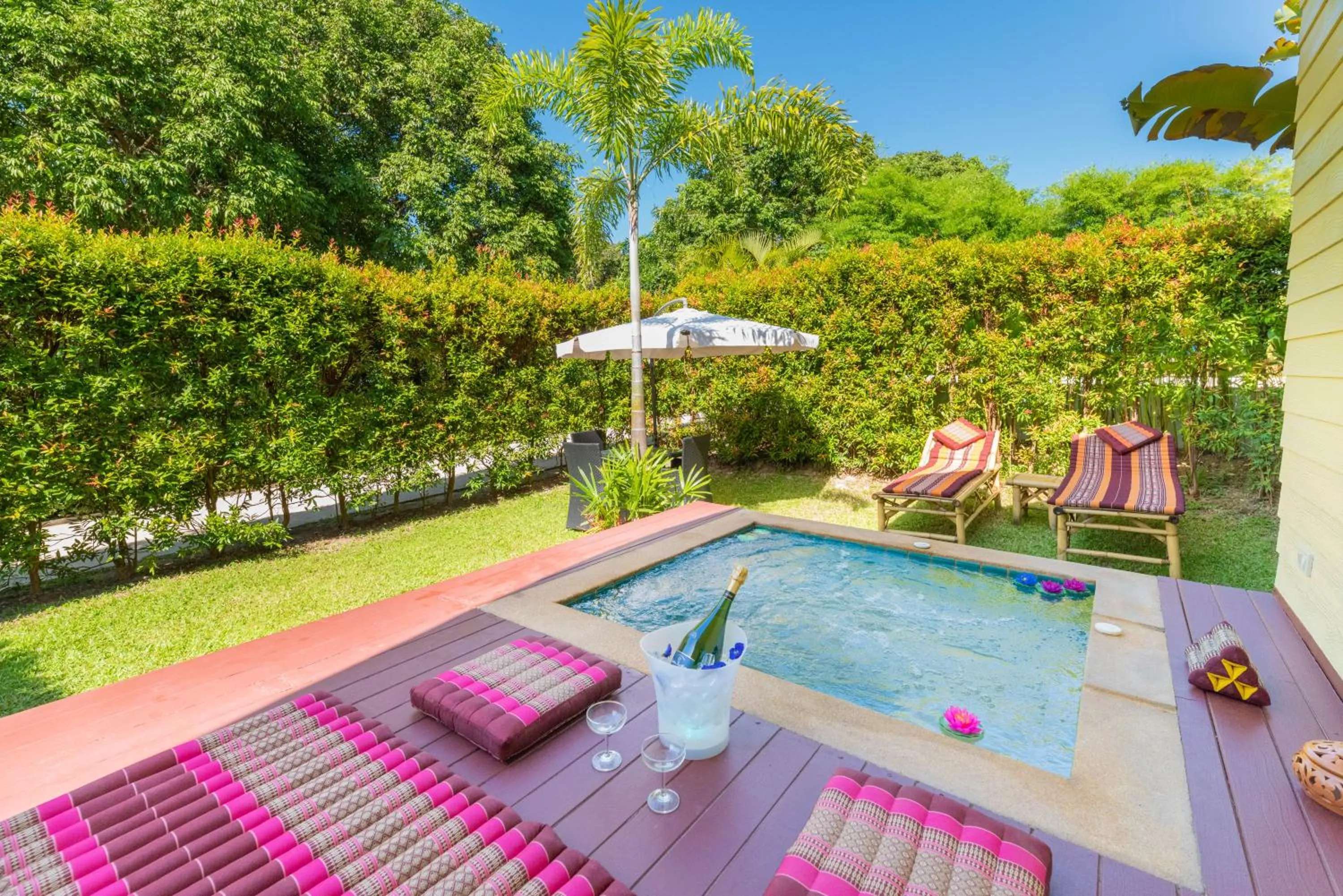 Patio in Moon Cottage