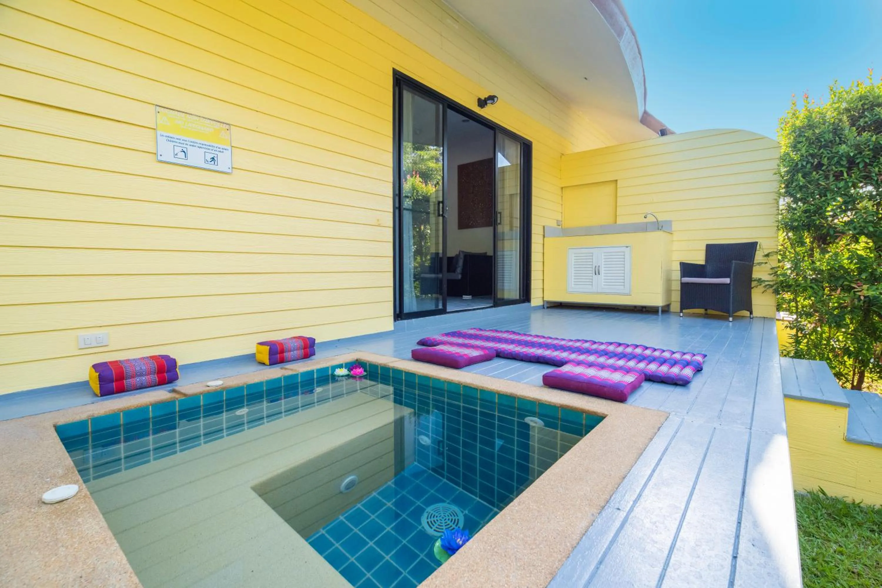 Patio in Moon Cottage