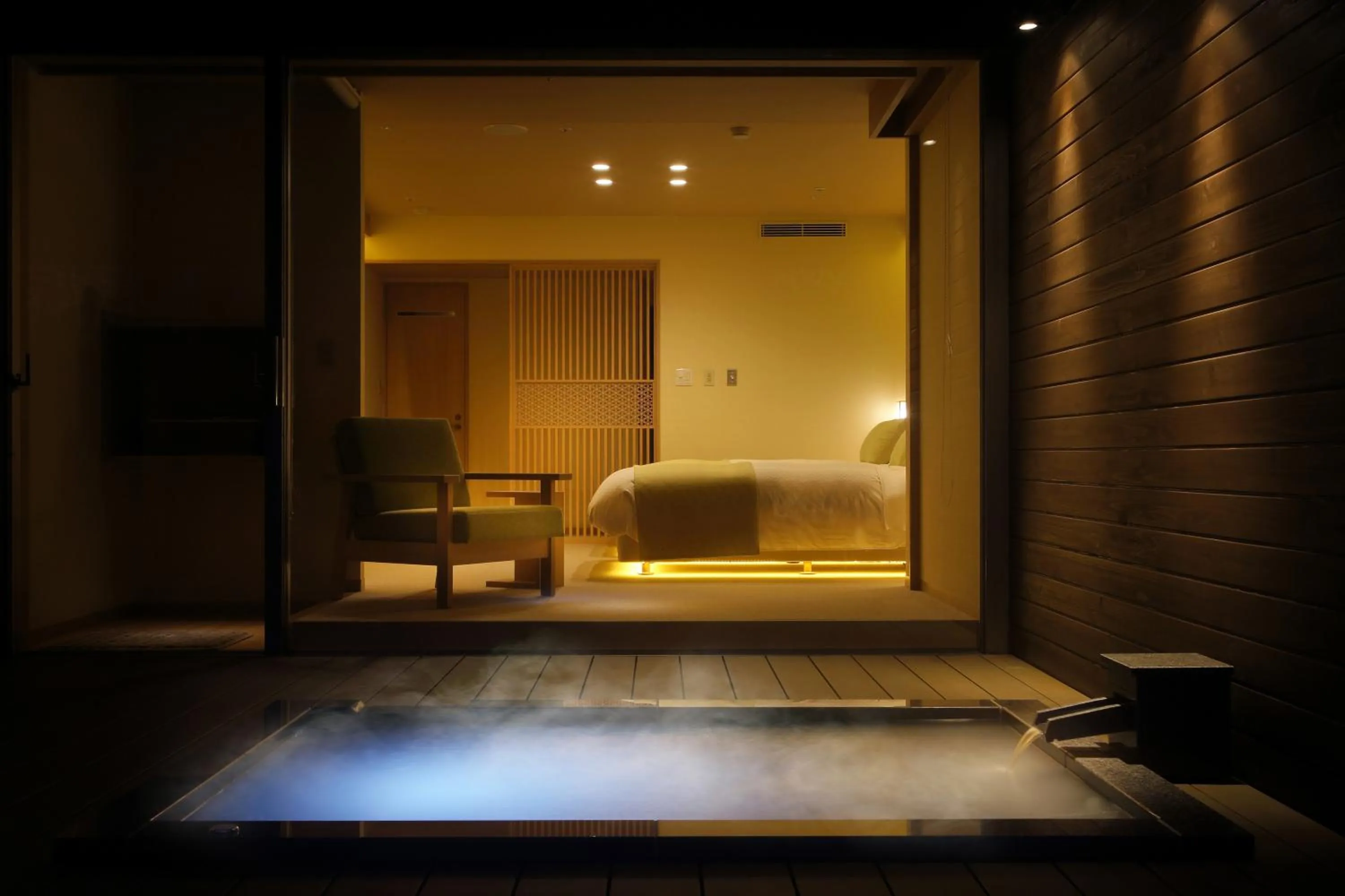 Open Air Bath in Yuuyu No Sato Yusa