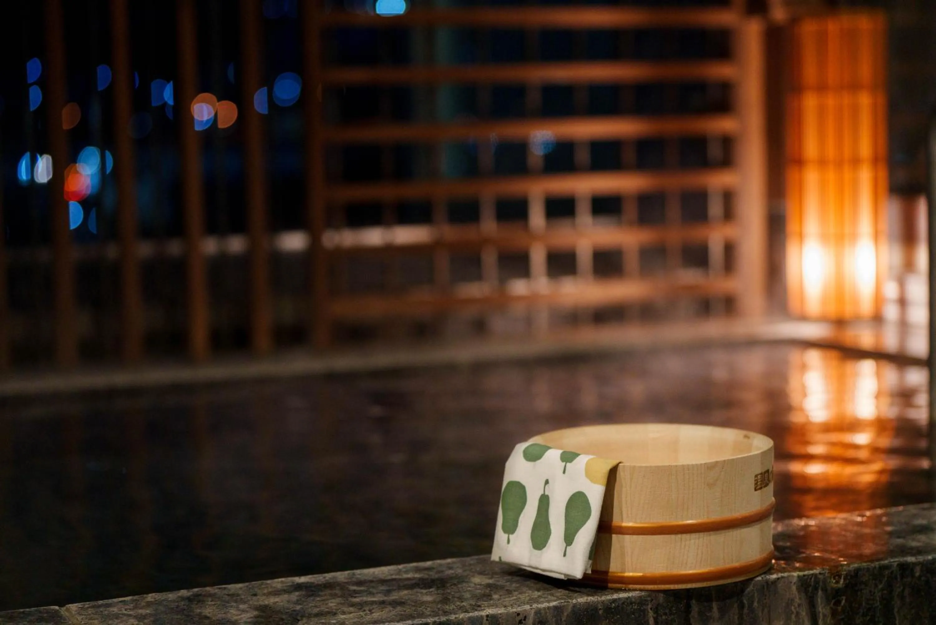 Hot Spring Bath in Yuuyu No Sato Yusa