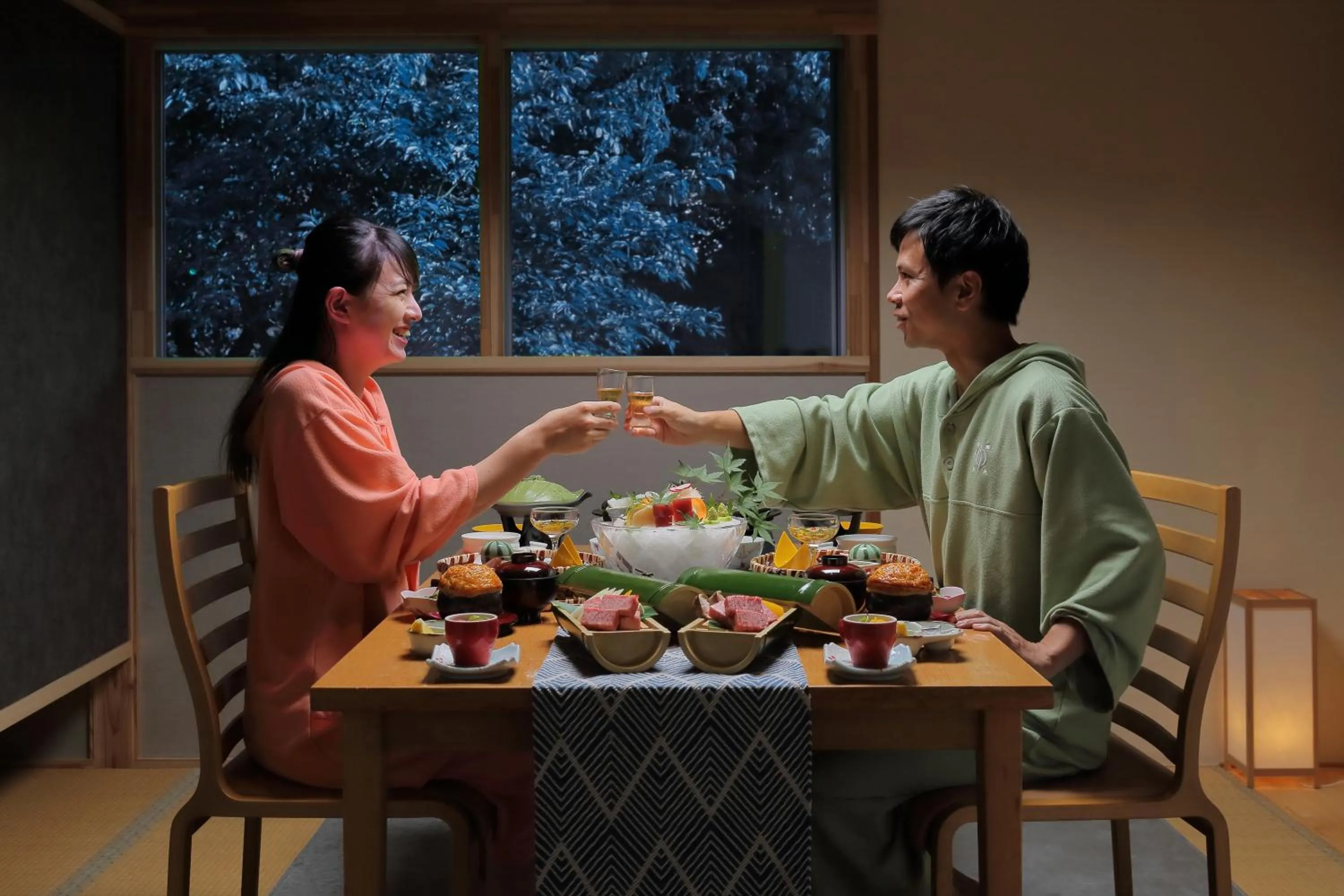 Dinner in Yuuyu No Sato Yusa