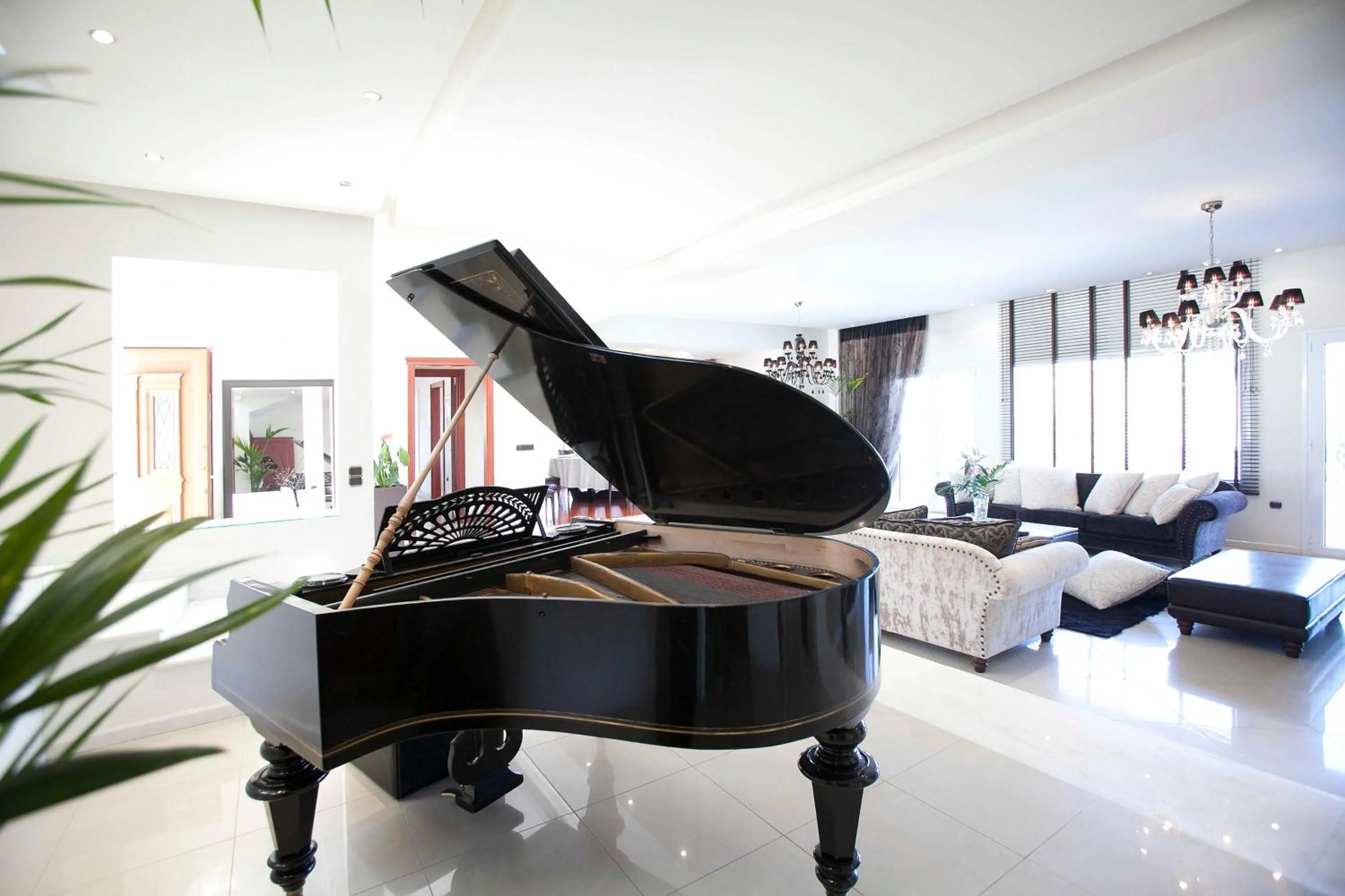 Living room in Villa Elena