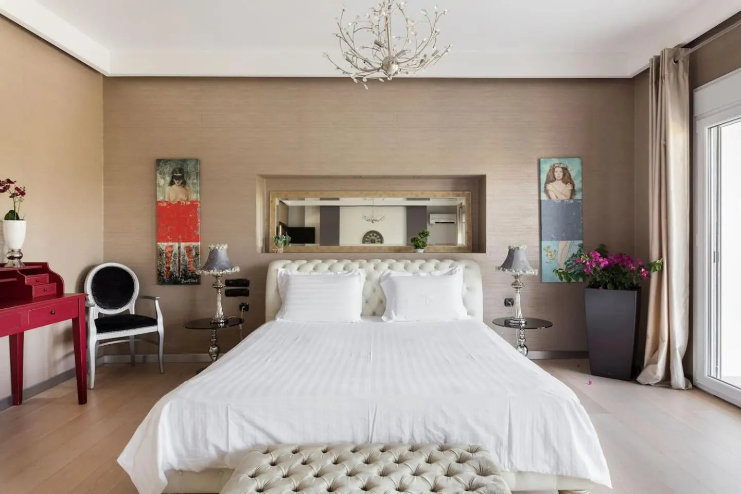 Bedroom, Bed in Villa Elena