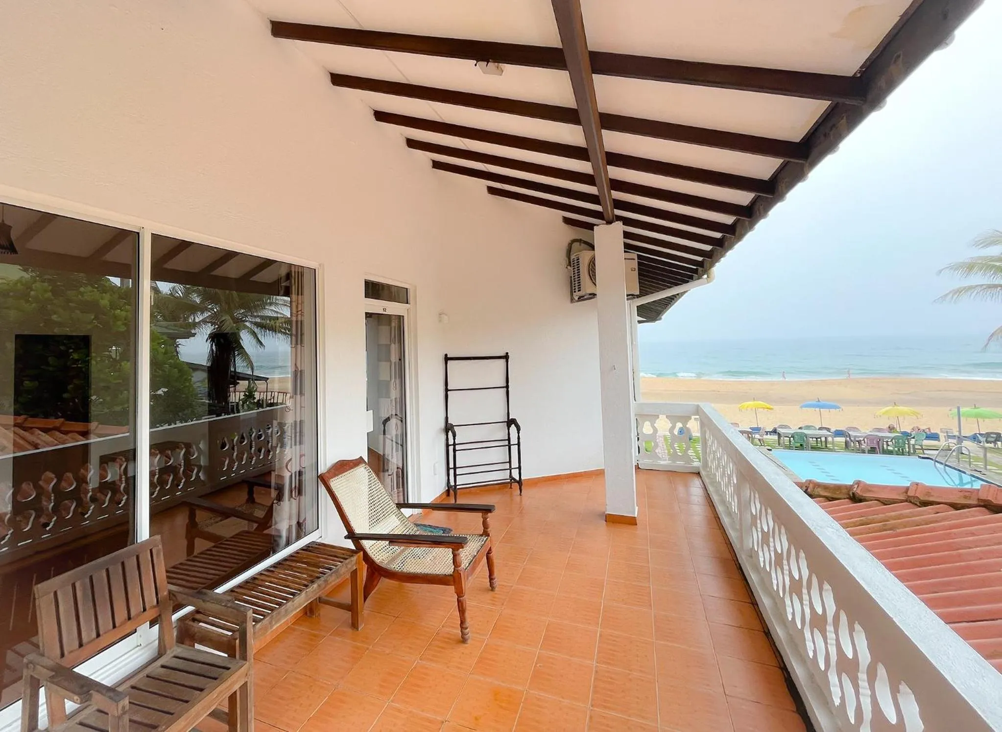 Balcony/Terrace in Pearl Island Beach Hotel