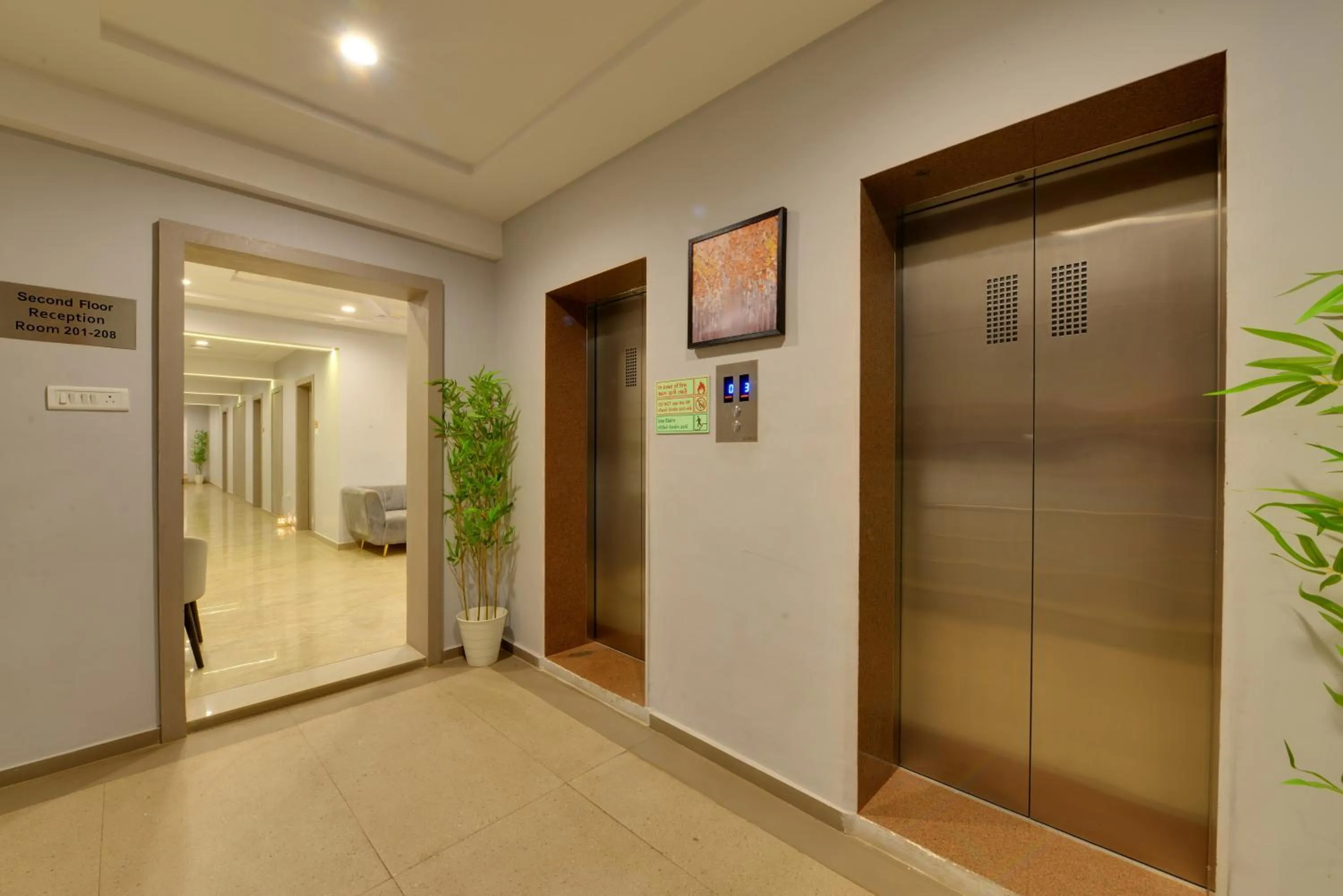 elevator in Iris Beacon Hotel