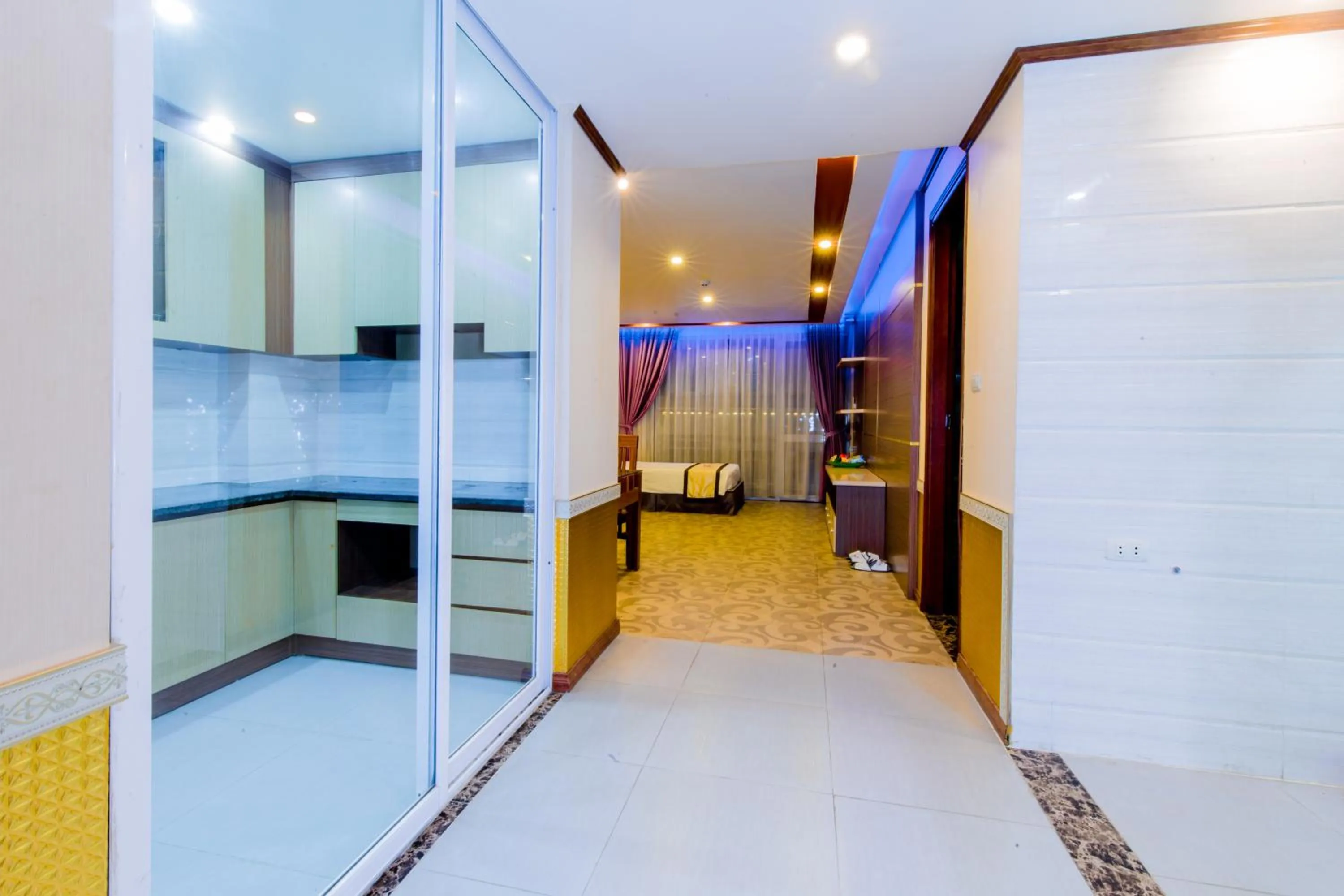 Bed in Hoa Dao Hotel