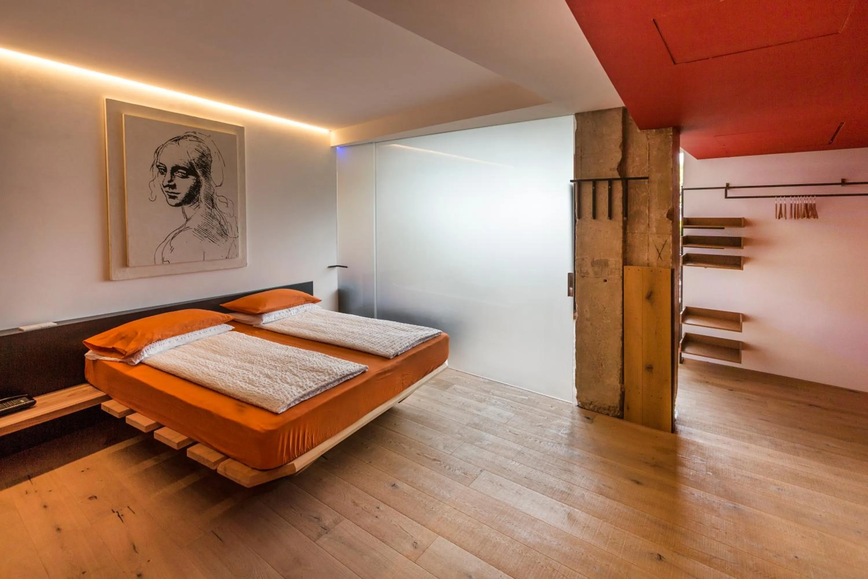 Bed in Ambienthotel PrimaLuna 3S