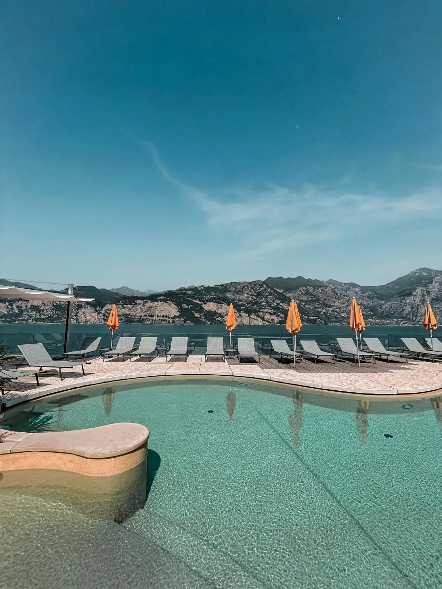 Swimming pool in Ambienthotel PrimaLuna 3S