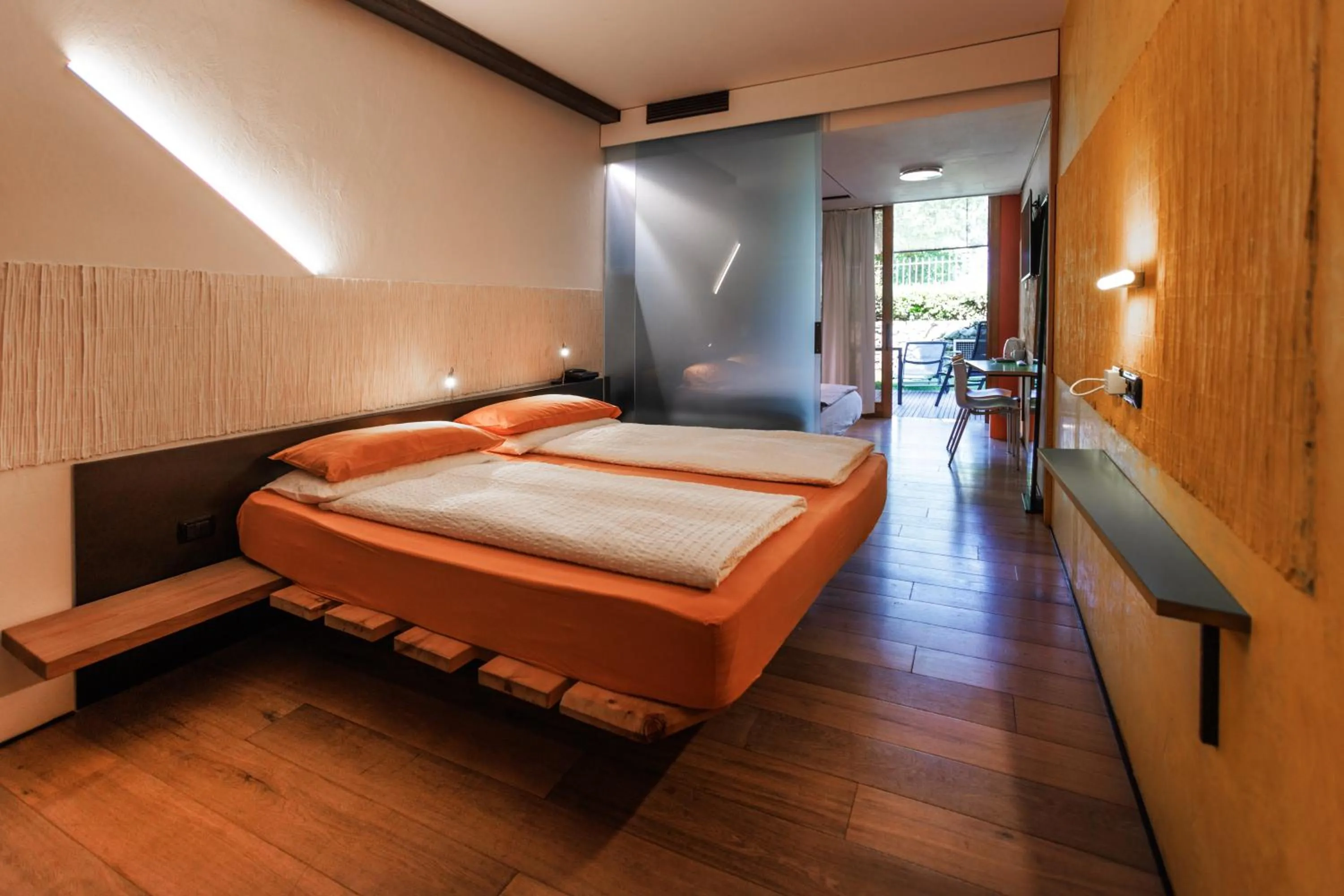 Bed in Ambienthotel PrimaLuna 3S