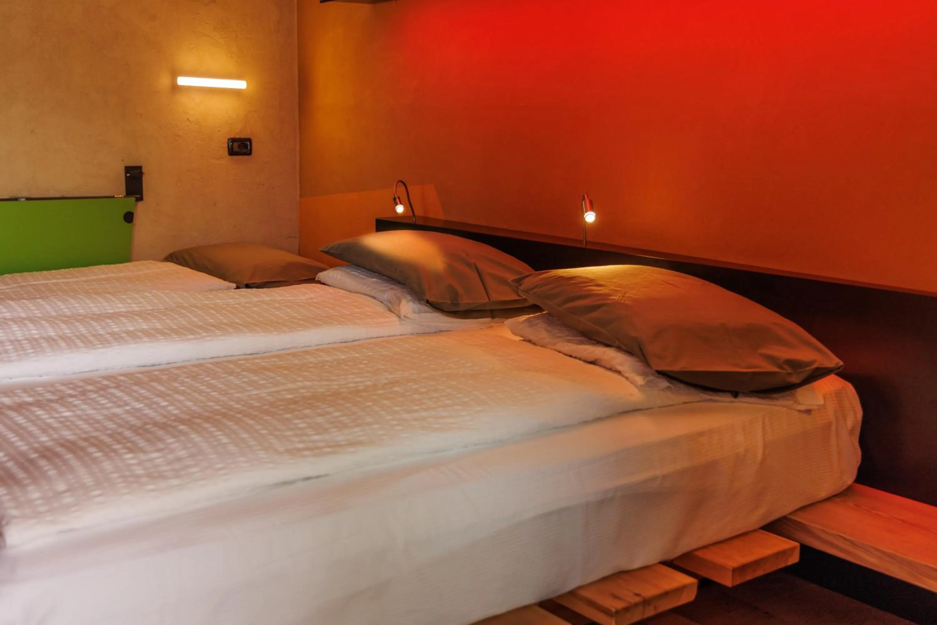 Bed in Ambienthotel PrimaLuna 3S