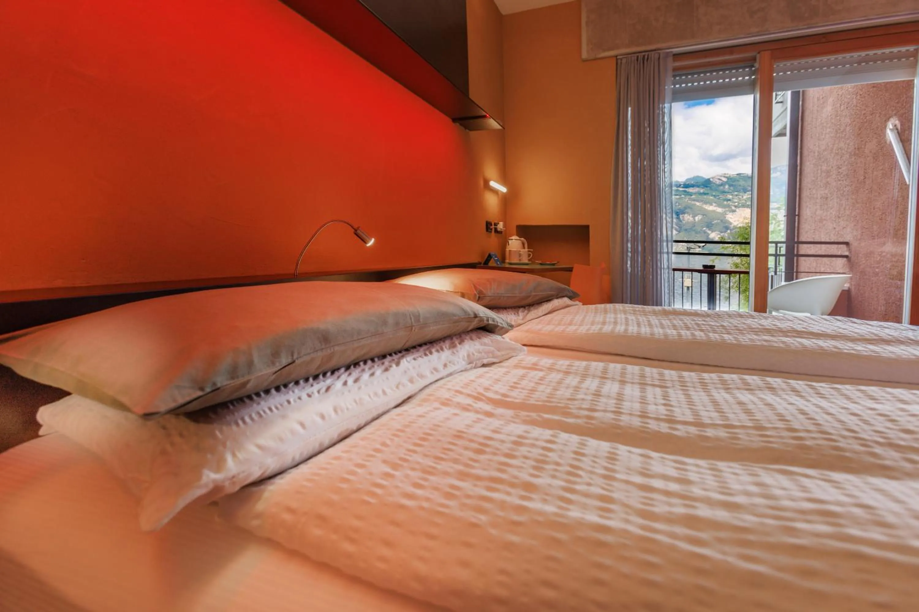 Bed in Ambienthotel PrimaLuna 3S